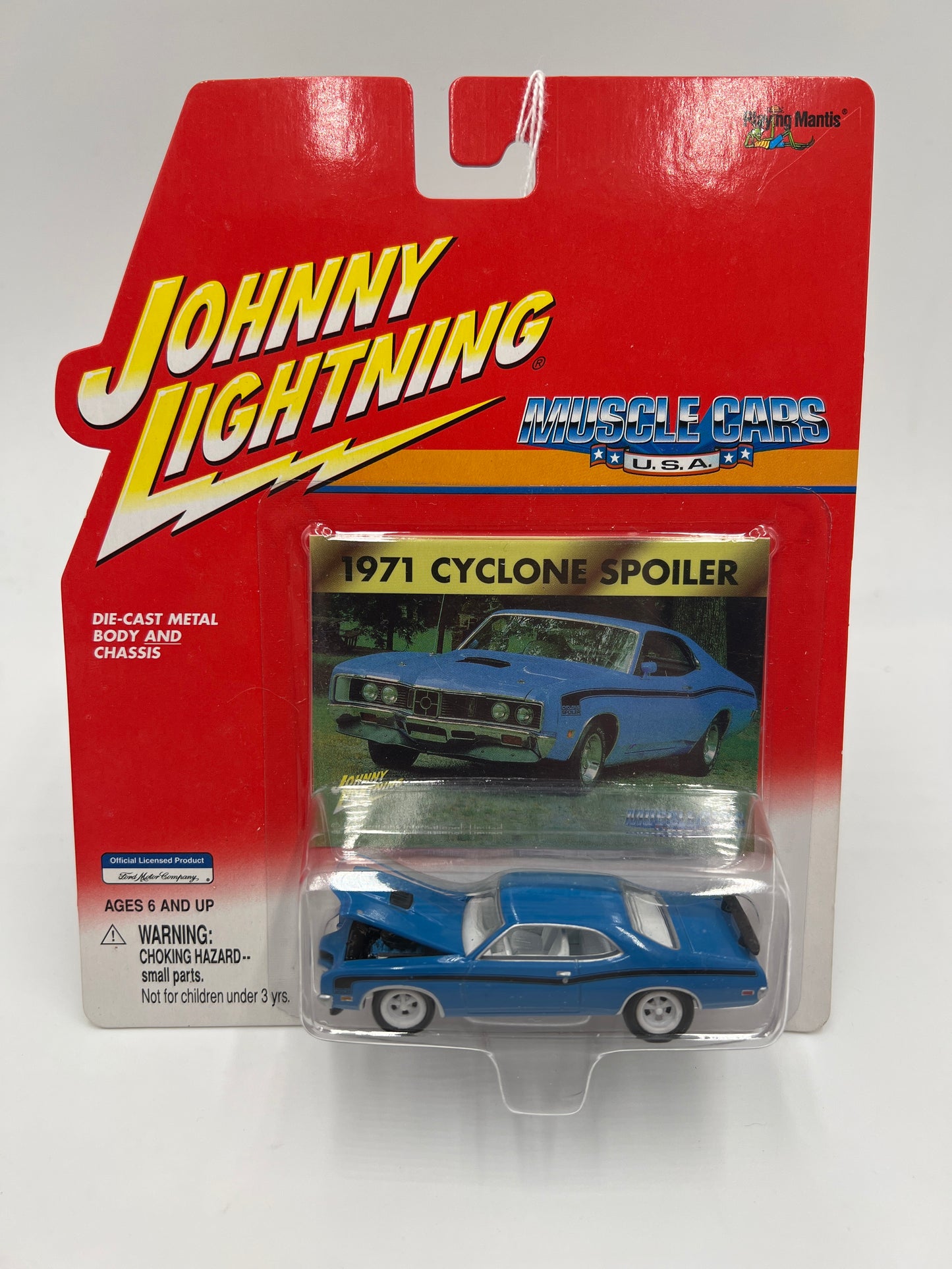 Johnny Lightning White Lightning Chase Muscle Cars U.S.A. 1971 Cyclone Spoiler Blue