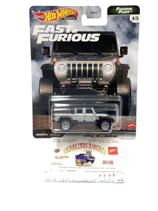 Hot wheels fast and furious furious fleet 4/5 Jeep Gladiator 248I
