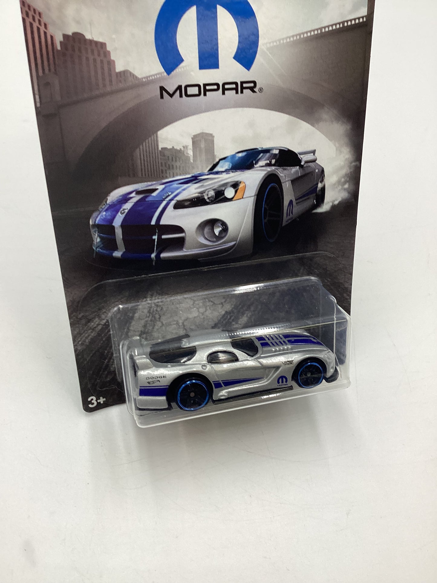 Hot wheels Exclusive Mopar Series #4 Dodge Viper GTS-R Silver