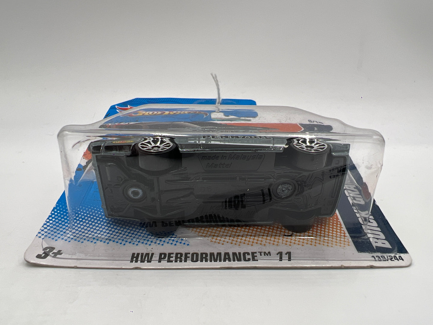 2011 Hot Wheels Short Card Performance #139 Buick Grand National Gray Pennzoil