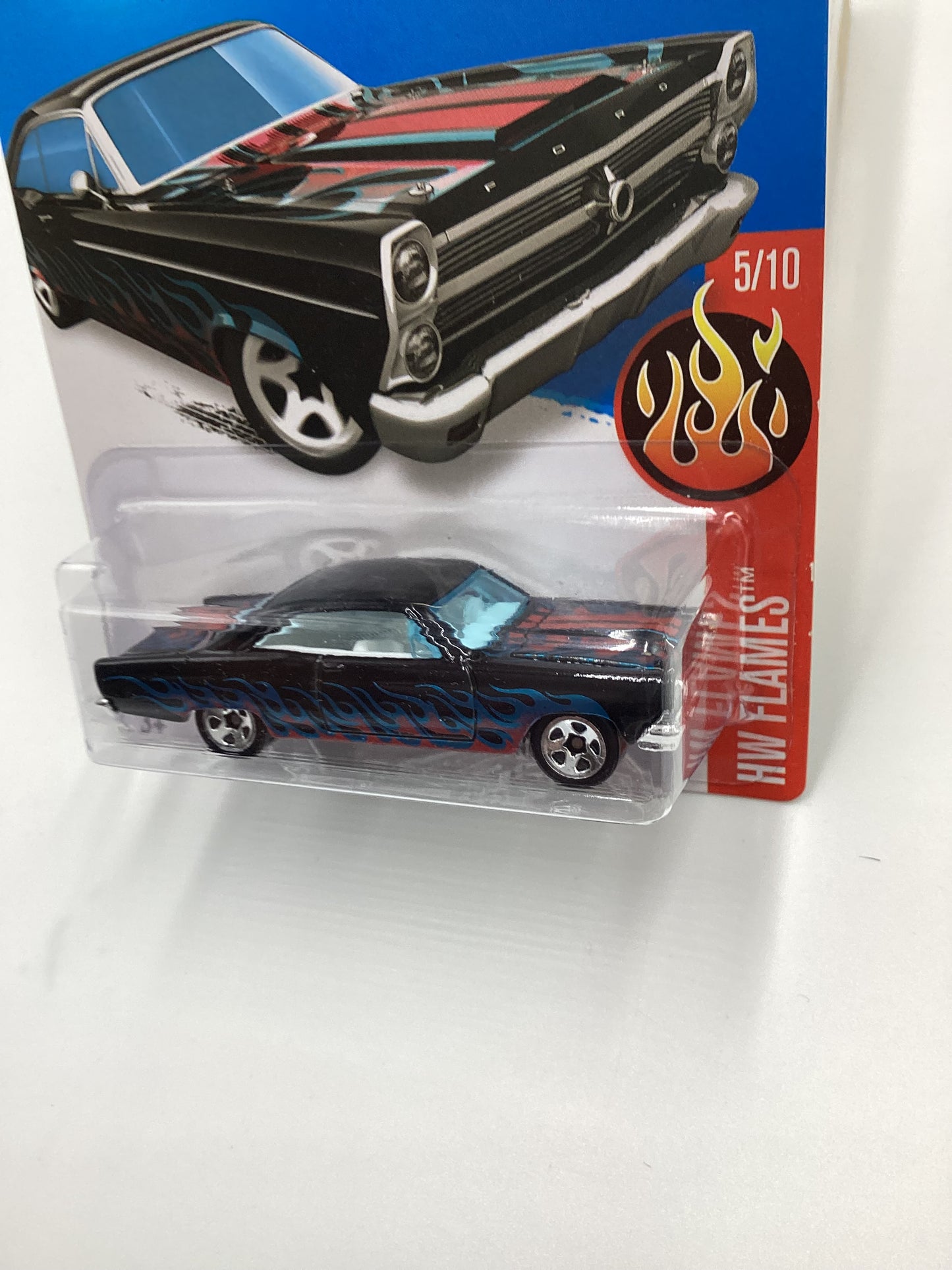 2019 Hot Wheels #95 66 Ford 427 Fairlane Black 26H