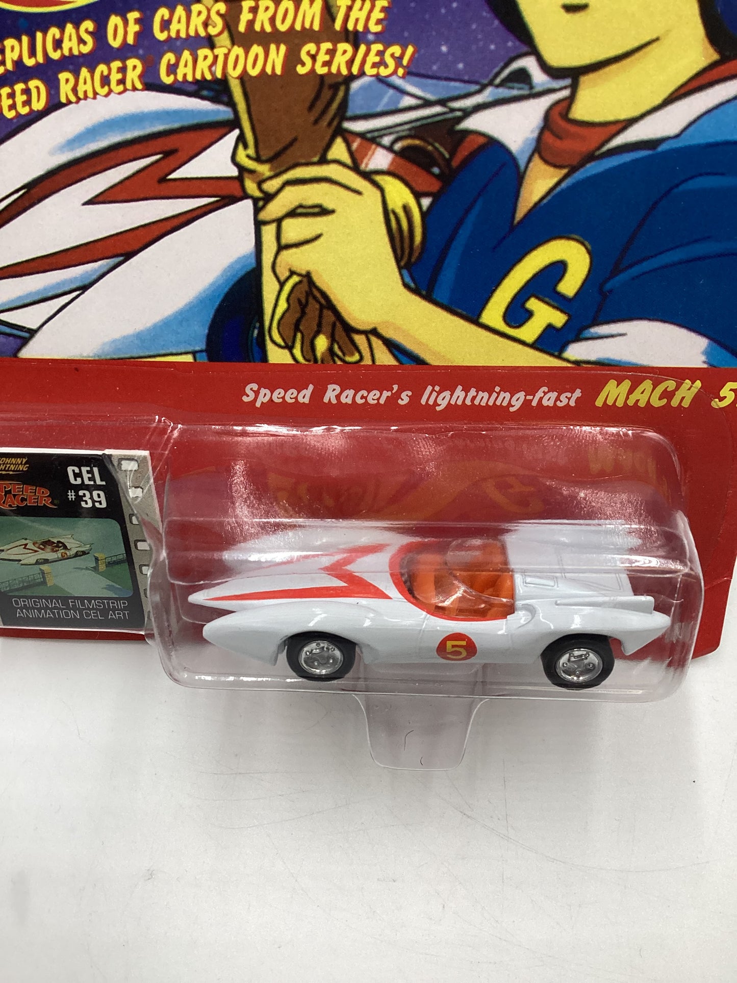 Johnny Lightning Speed Racer CEL #39 Speed Racer Mach 5 White 186B