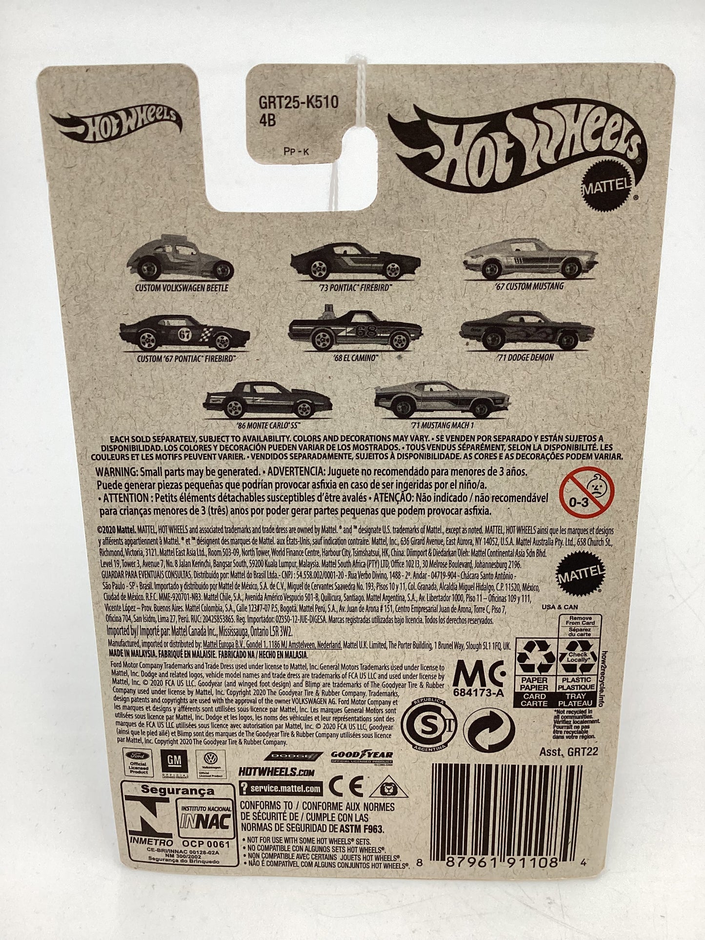 Hot Wheels Target Exclusive Flying Customs 67 Custom Mustang White