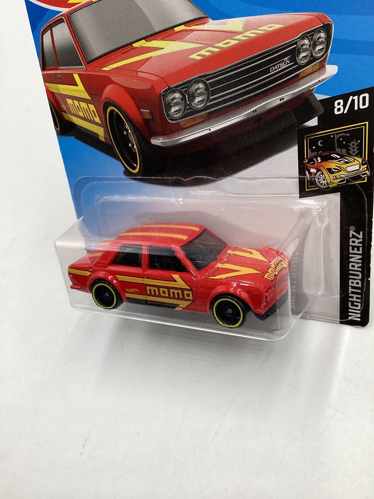 2019 Hot Wheels #97 71 Datsun 510 Momo Red 87H