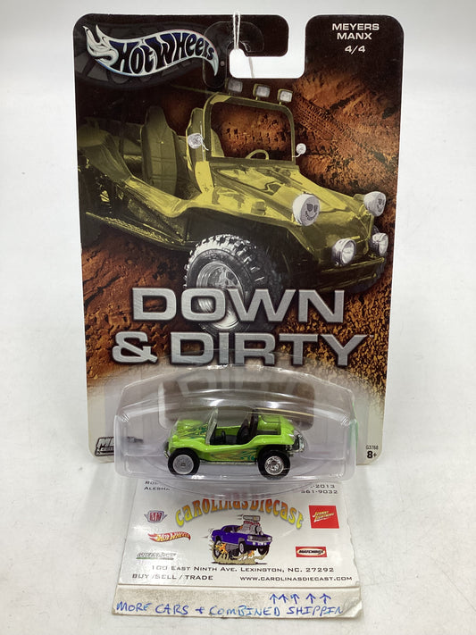 Hot Wheels Down & Dirty #4 Meyers Manx Green