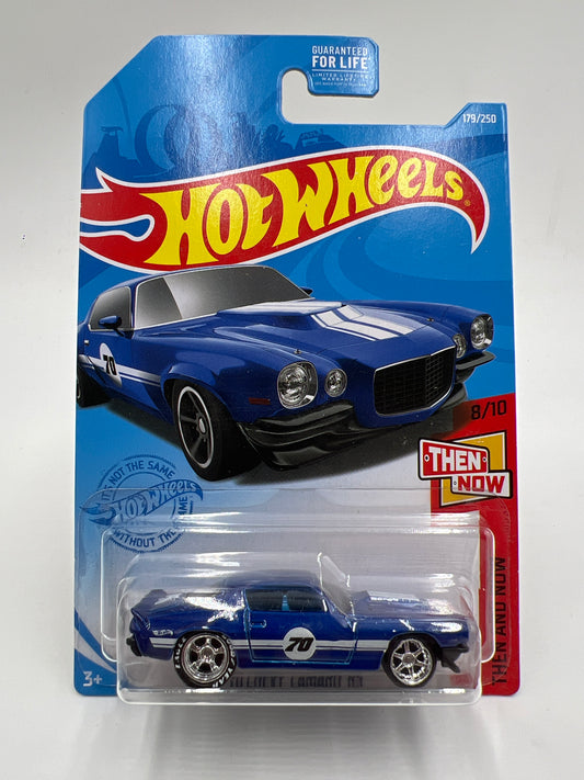 Hot Wheels 70 Chevy Camaro RS Blue Wheel Swap Custom On Card W/Protector SR