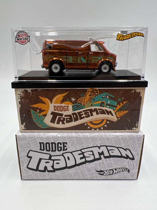2025 Hot Wheels RLC Dodge Tradesman Orange