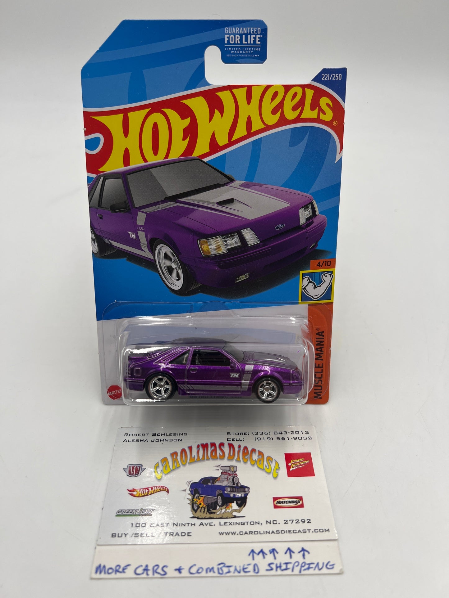 2022 Hot Wheels Super Treasure Hunt #221 84 Mustang SVO W/Protector