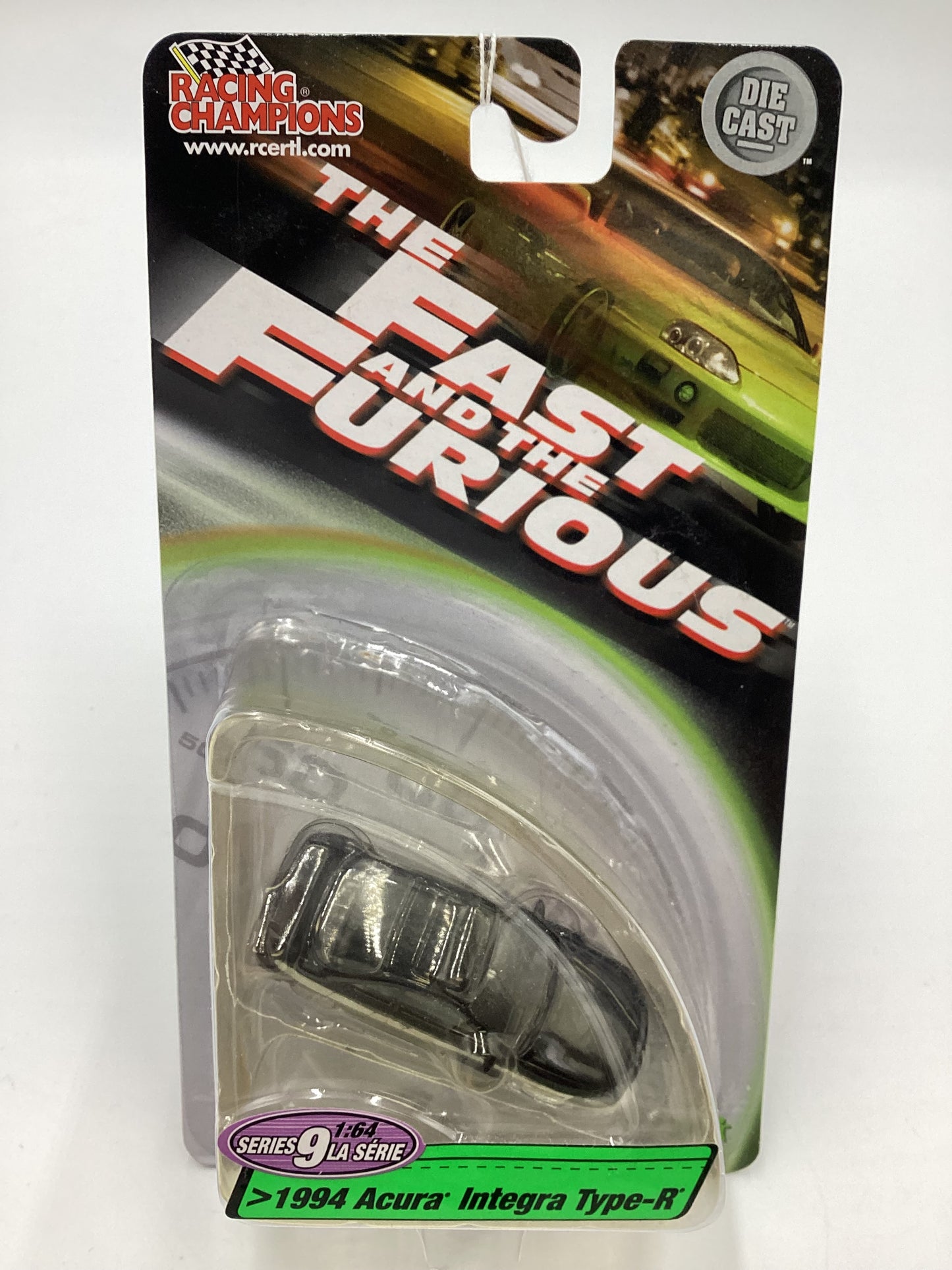 Racing Champions The Fast and Furious Series 9 1994 Acura Integra Type-R Black