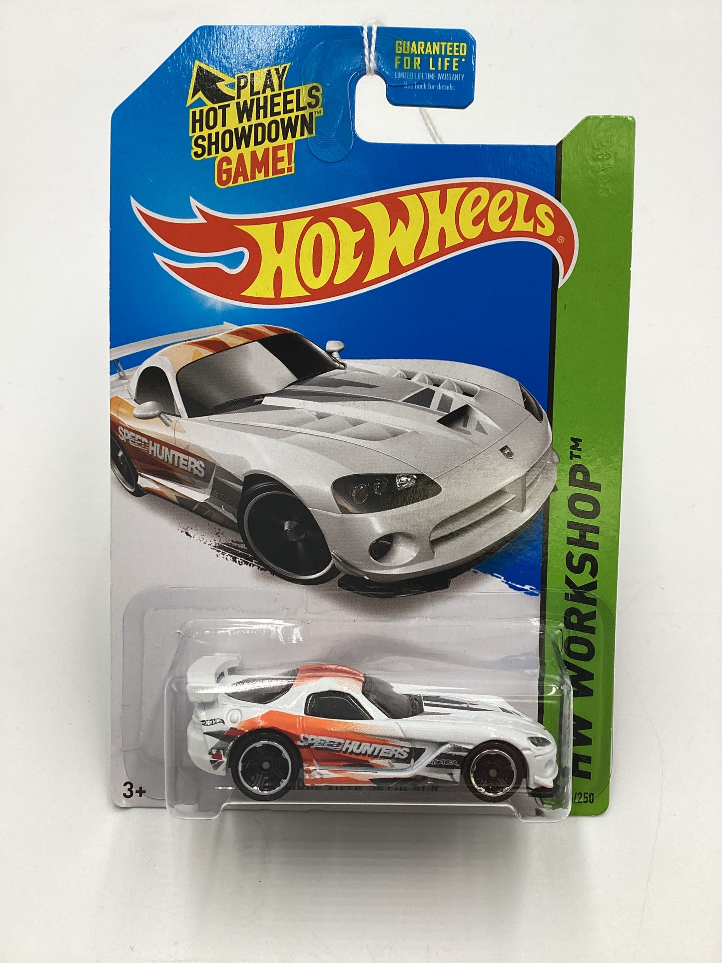 2015 Hot Wheels #236 DODGE VIPER SRT10 ACR White 39C