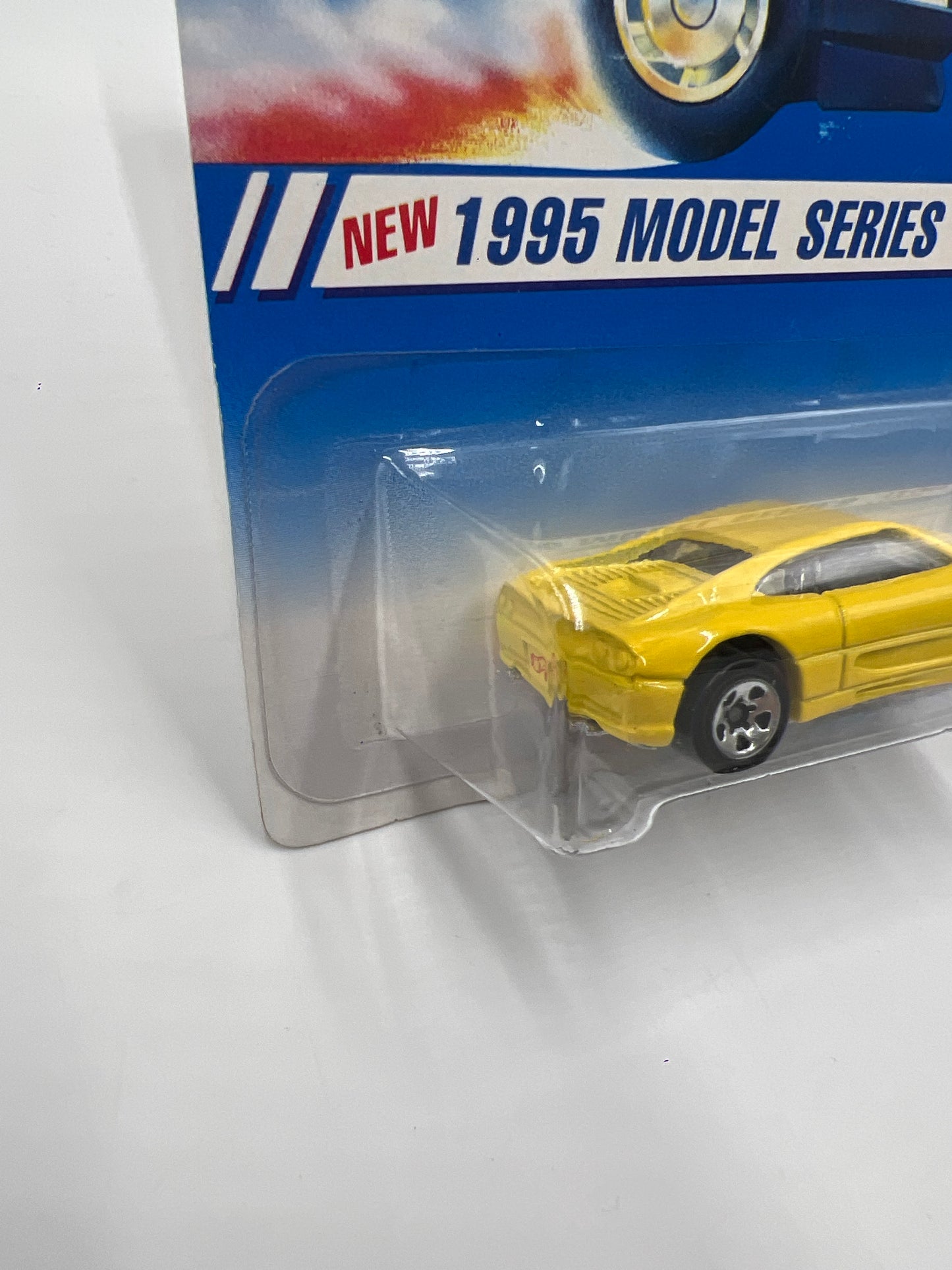 1995 Hot Wheels Model Series #350 Ferrari 355 Yellow 5 SP Wheels