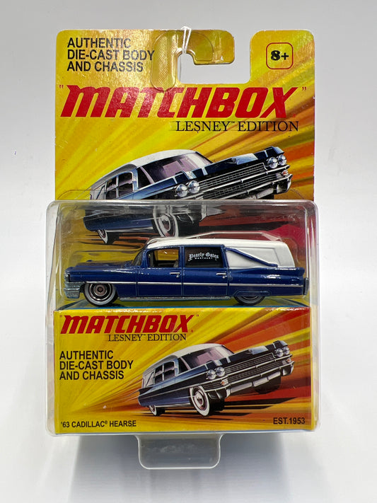 Matchbox Lesley Edition 63 Cadillac Hearse Blue
