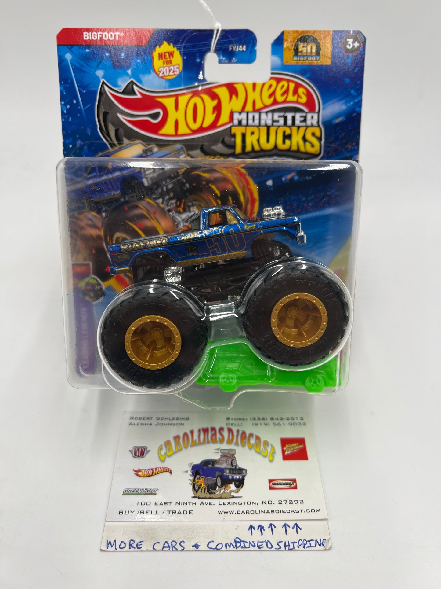 2025 Hot Wheels Monster Trucks Leading Legends #3 Bigfoot 127C