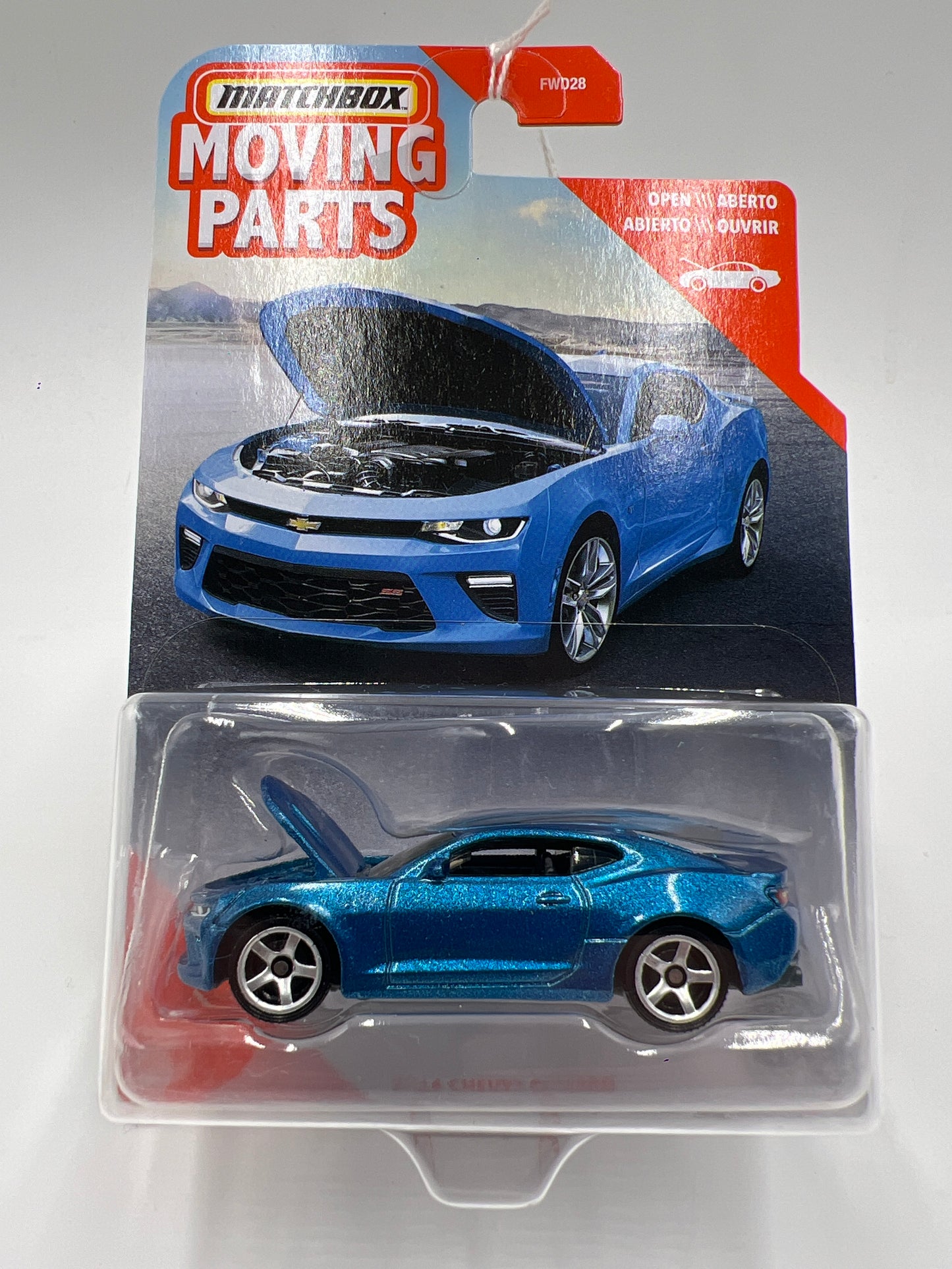 Matchbox Moving Parts 2016 Chevy Camaro Blue 168Q
