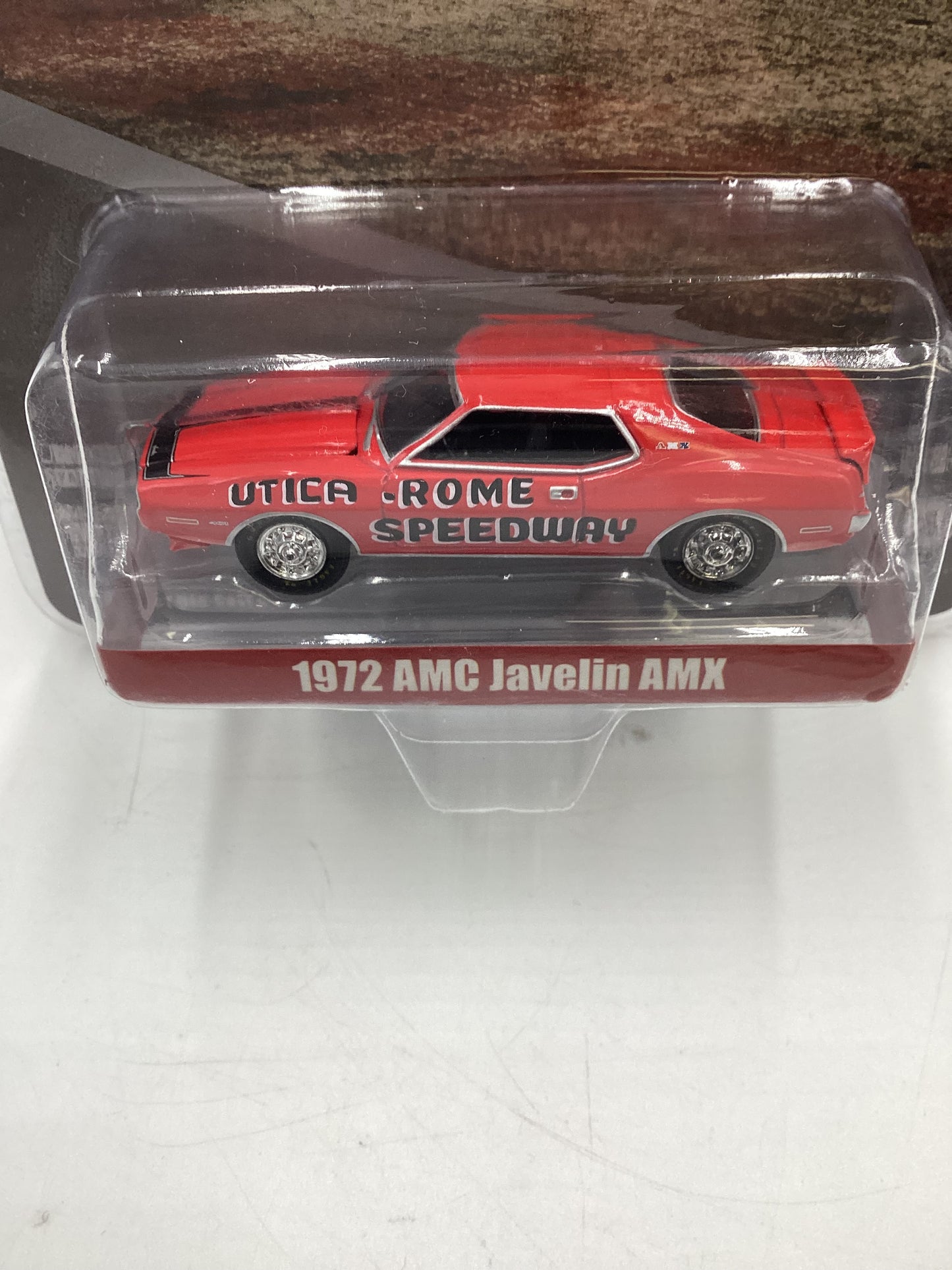 Greenlight GL Hobby Exclusive Utica Rome Speedway 1972 AMC Javelin AMX Red 178A