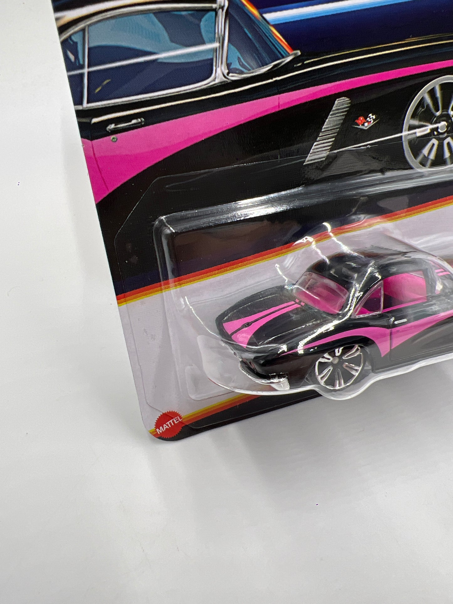 2026 Hot Wheels Neon Speeders #3 62 Corvette Black 158E