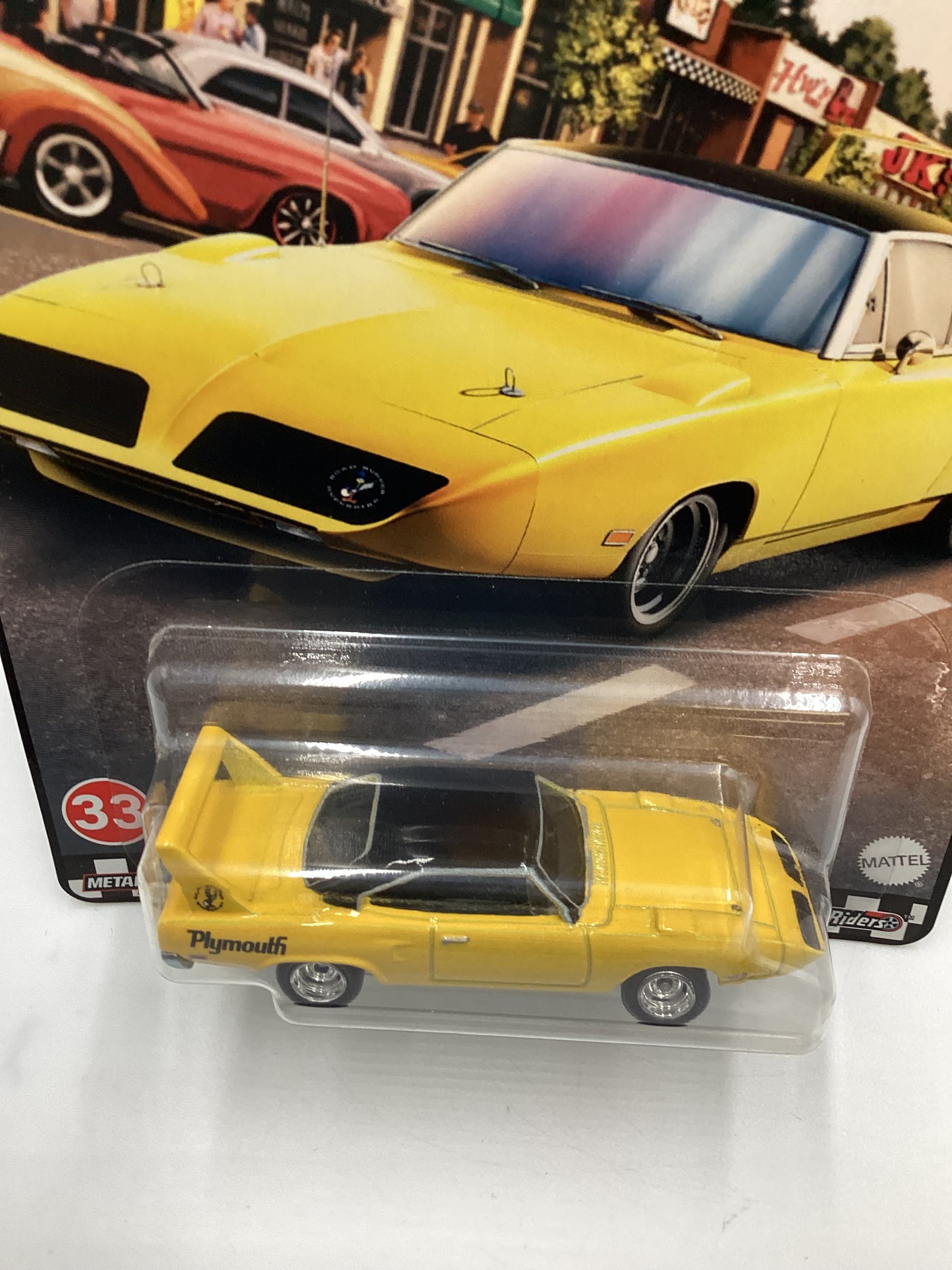 Hot Wheels Boulevard #33 70 Plymouth Superbird Yellow 262C