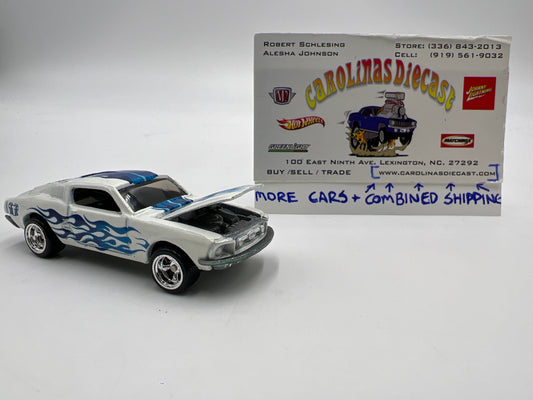 Hot Wheels Treasure Hunt Real Riders 67 Mustang White Loose