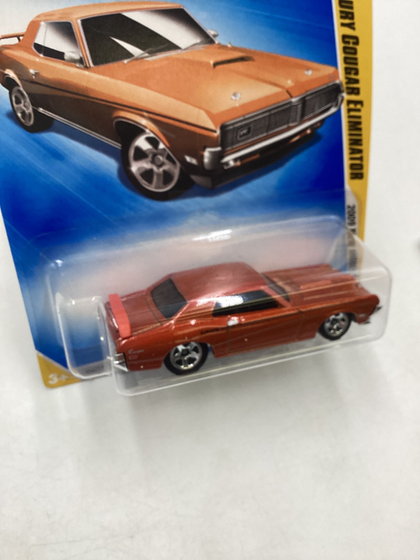 2009 Hot Wheels #008 69 Mercury Cougar Eliminator Orange 29G