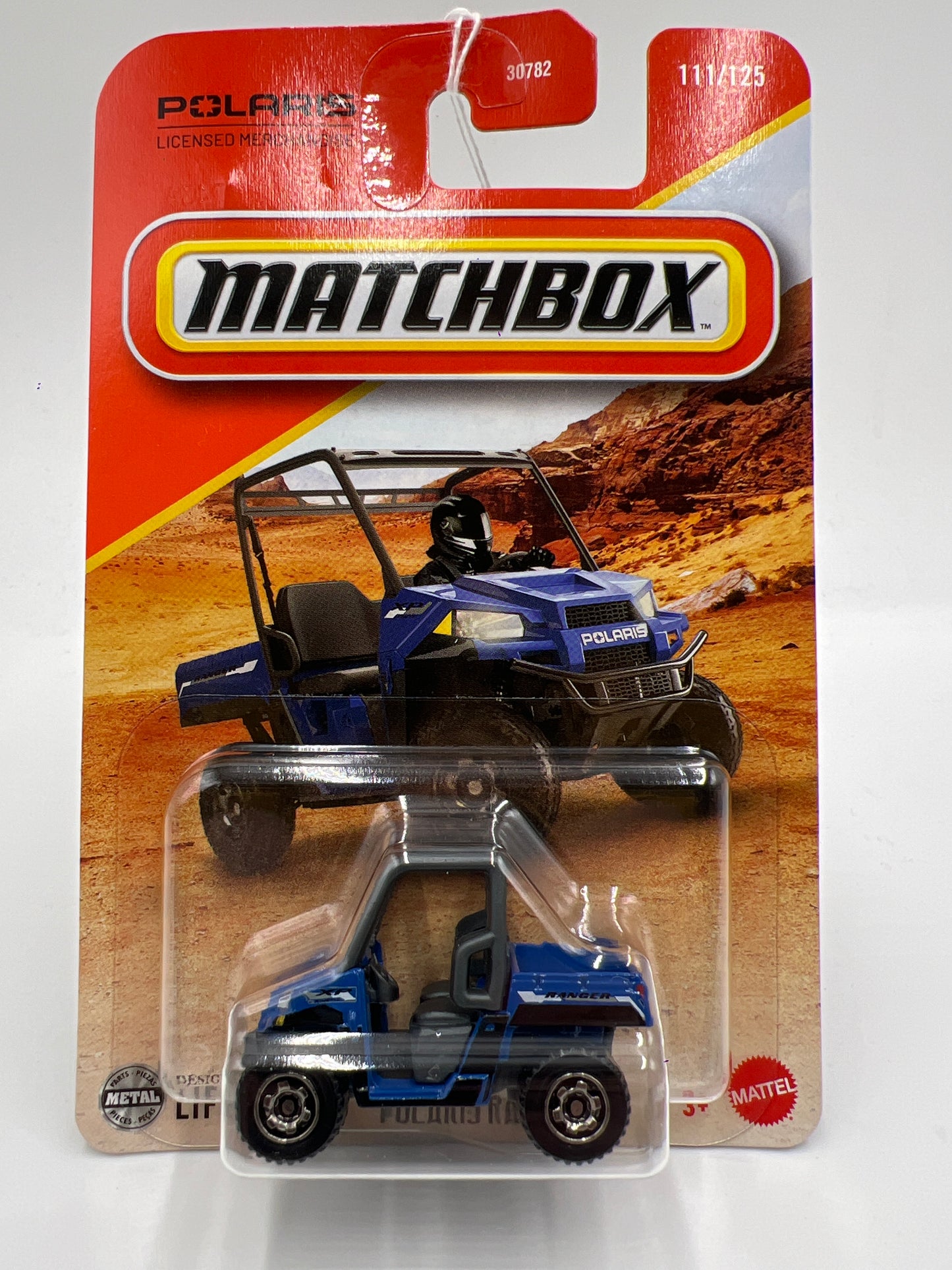 2025 Matchbox #111 Polaris Ranger EV Blue 214i