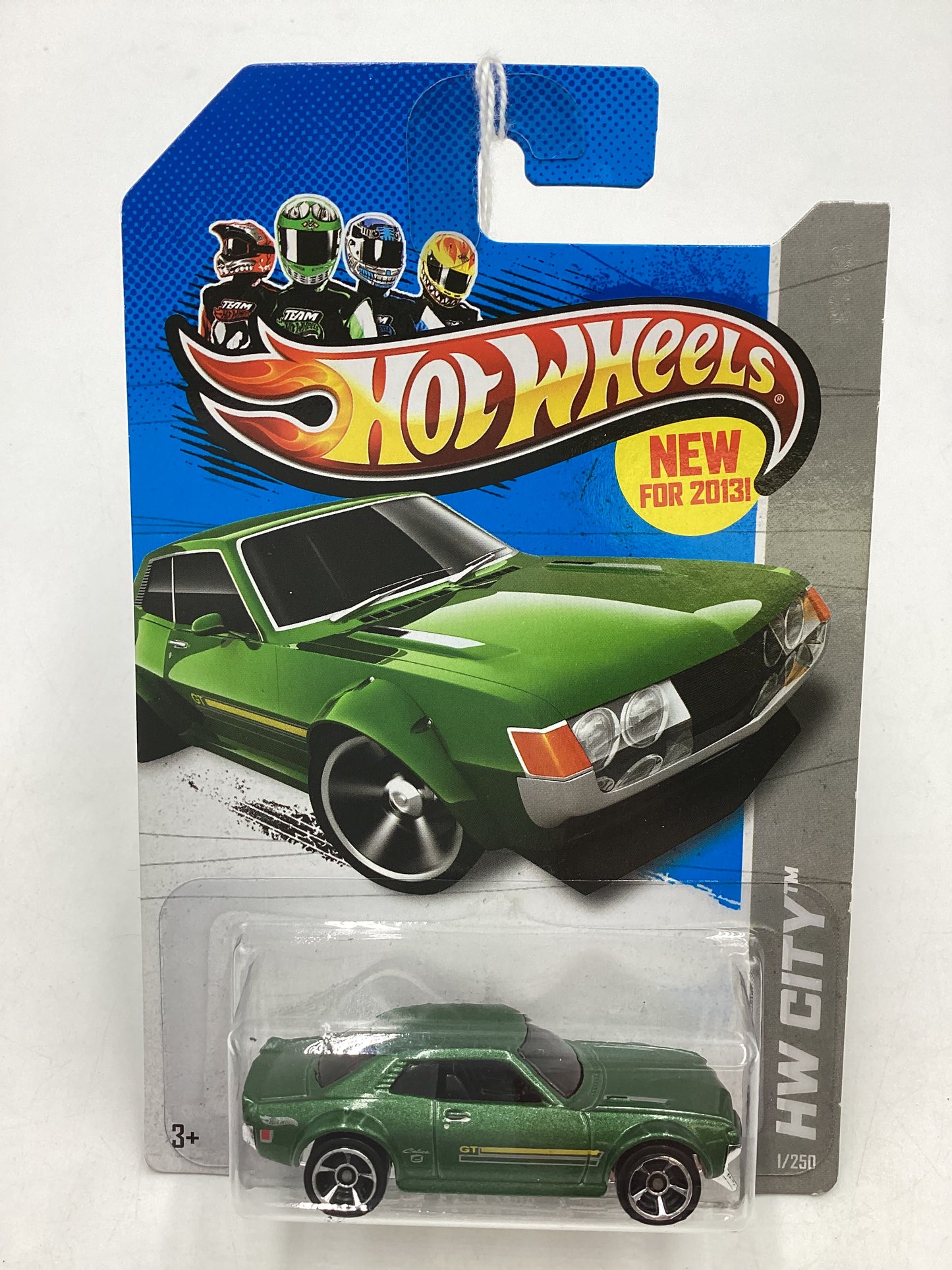 2013 Hot Wheels #167 70 Toyota Celica Green 95A