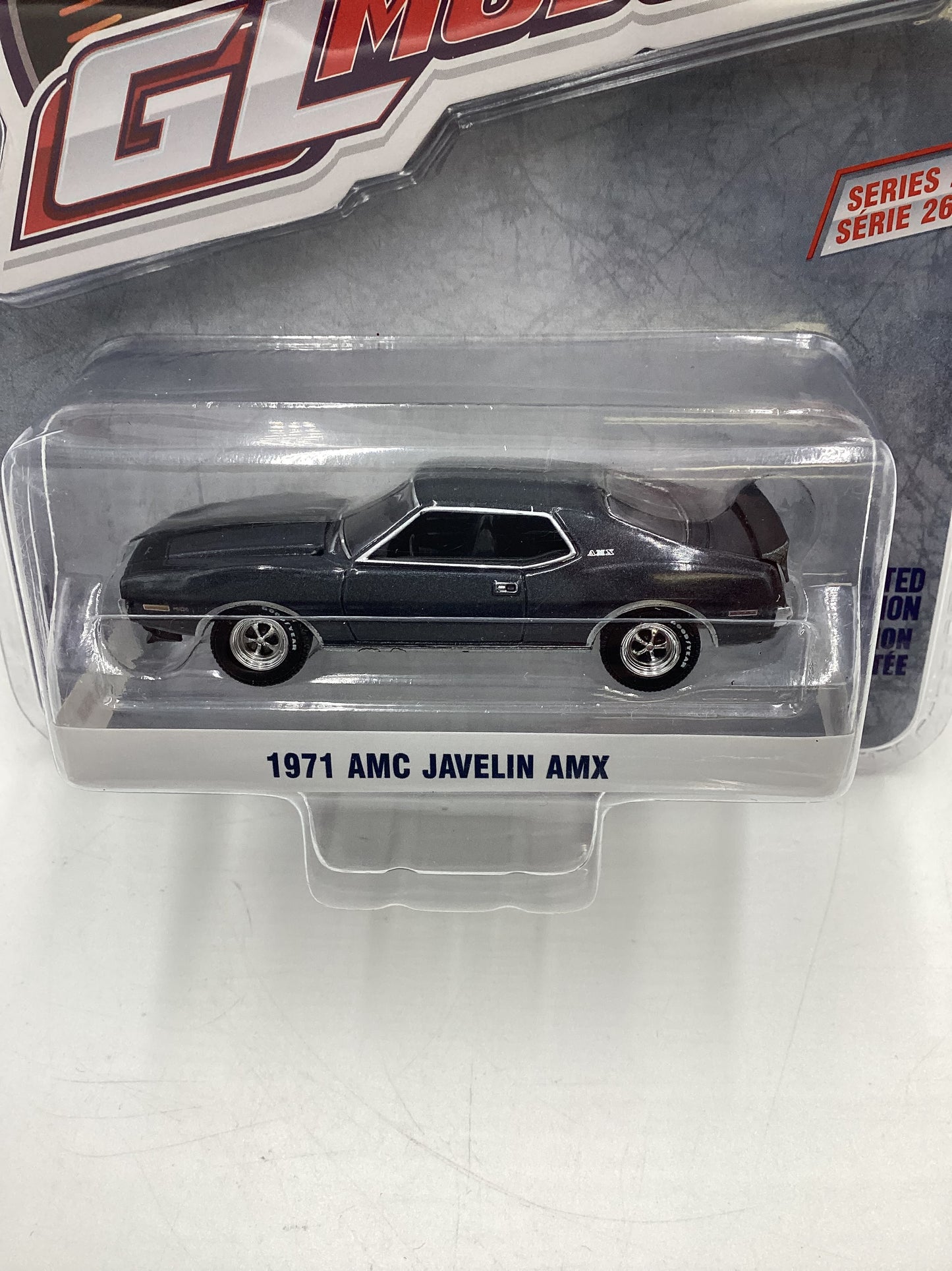 Greenlight GL Muscle Series 26 1971 AMC Javelin AMX Gray 178E