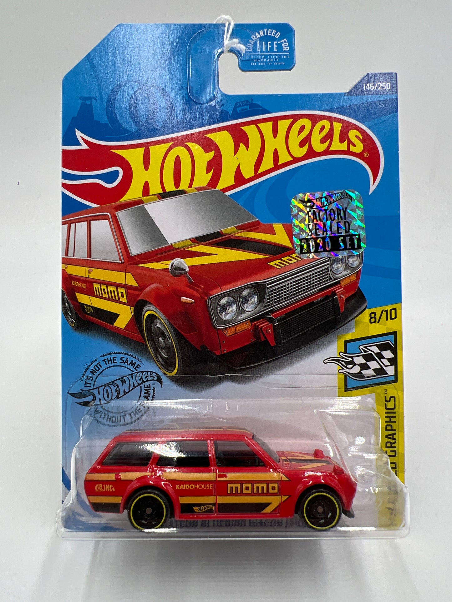 2020 Hot Wheels Factory Sealed Speed Graphics #146 Datsun Bluebird Wagon 510 Momo Red SR