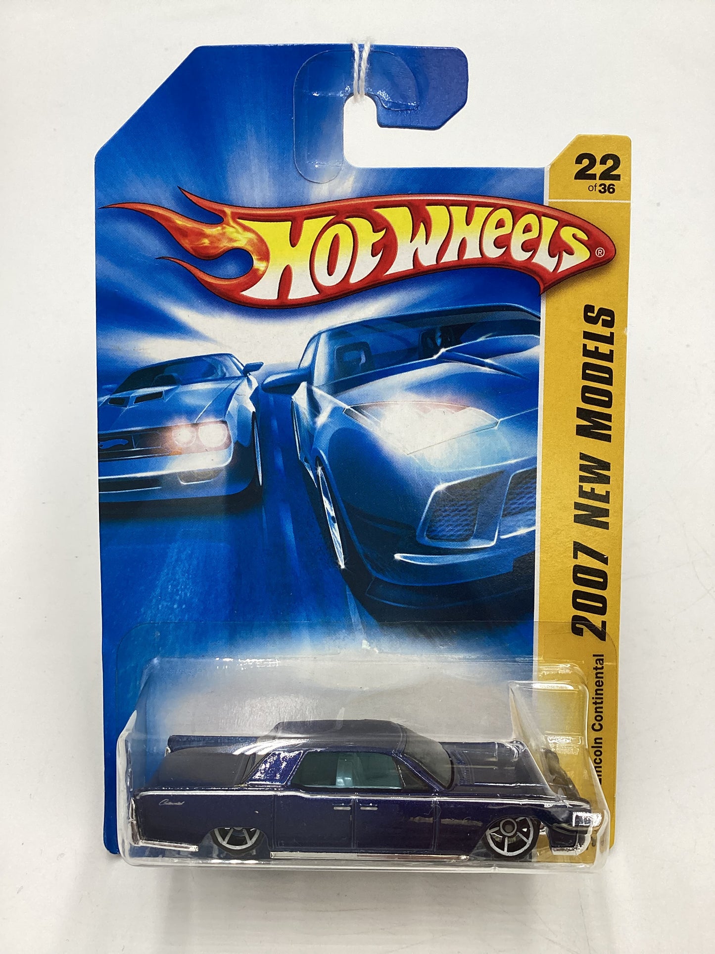 2007 Hot Wheels New Models #22 64 Lincoln Continental Dark Blue 47F