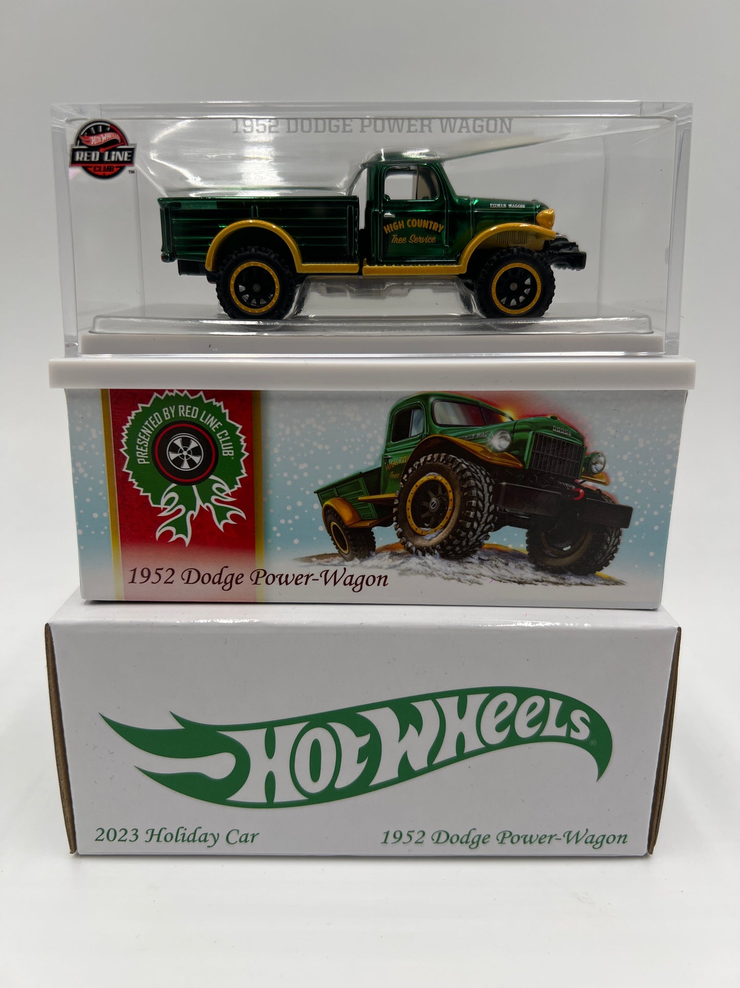 Hot Wheels RLC 2023 Holiday Car 1952 Dodge Power Wagon Green #2172/30000