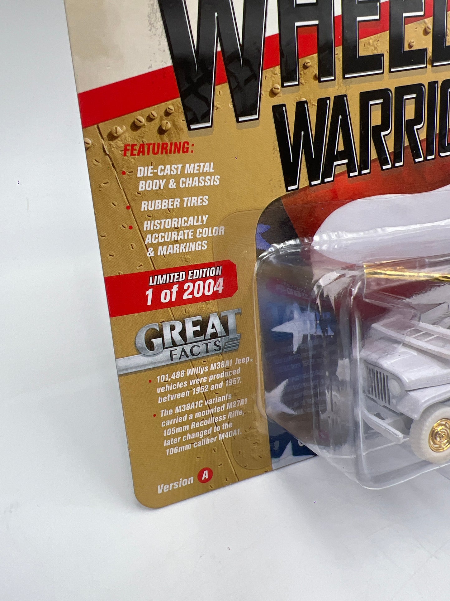 Johnny Lightning White Lightning CHASE Wheeled Warriors Korean War Willys M38A1C Jeep