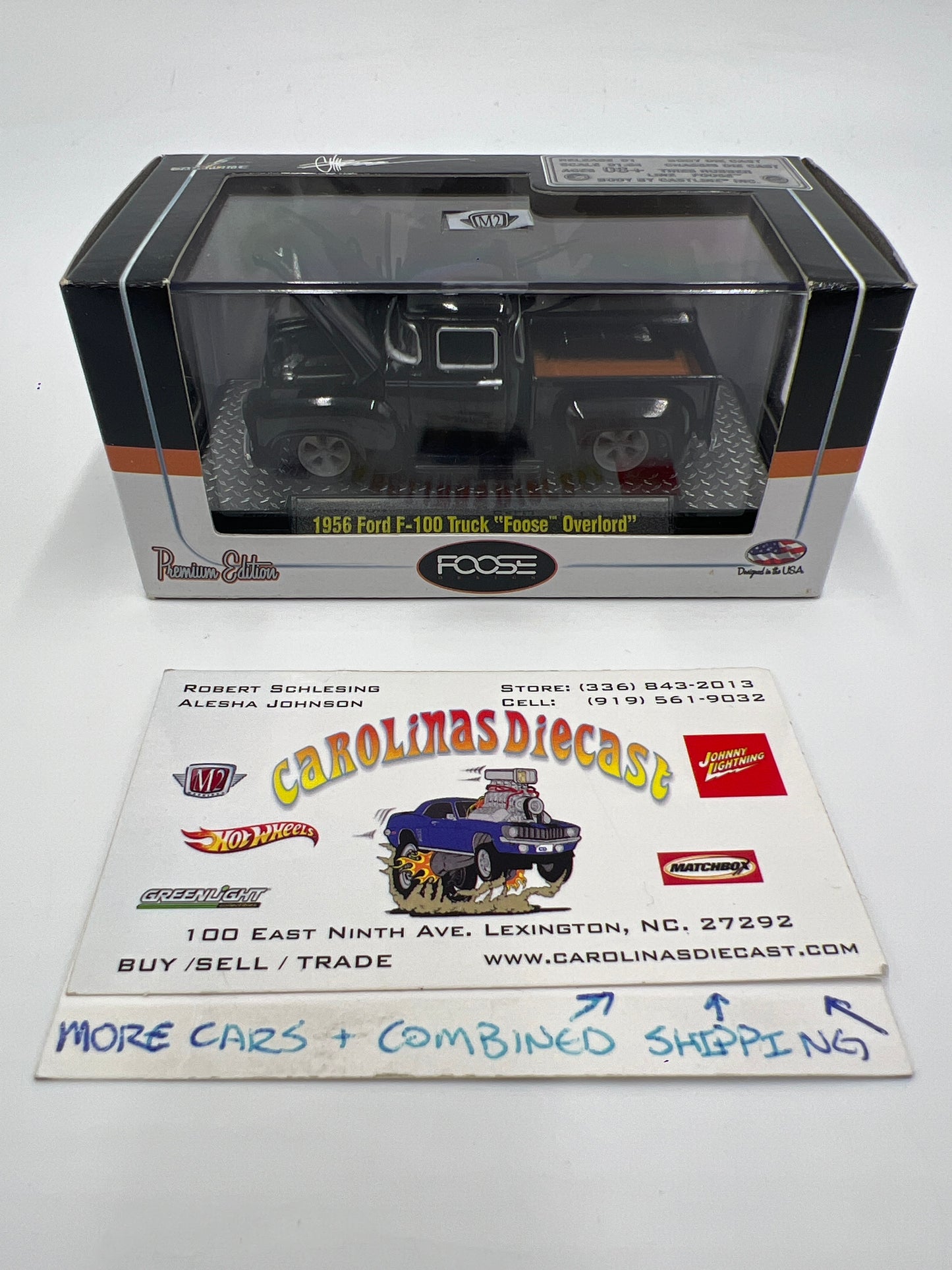 M2 Machines Foose Overlord 1956 Ford F-100 Truck Black 12-02