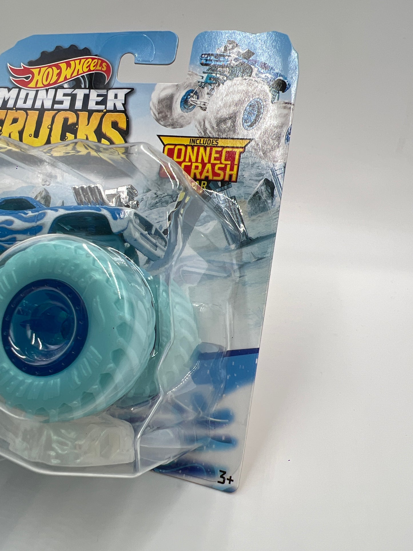 Hot Wheels Monster Trucks Blizzard Bashers Rodger Dodger W/Protector VHTF