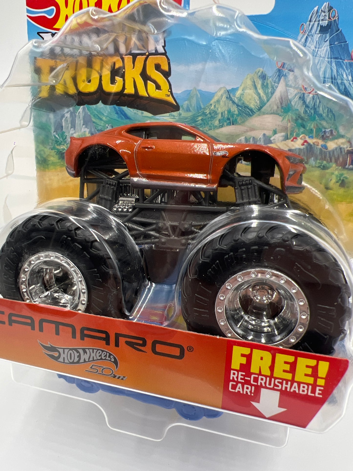 Hot Wheels Monster Trucks Fan Favorites #10 Camaro 50th