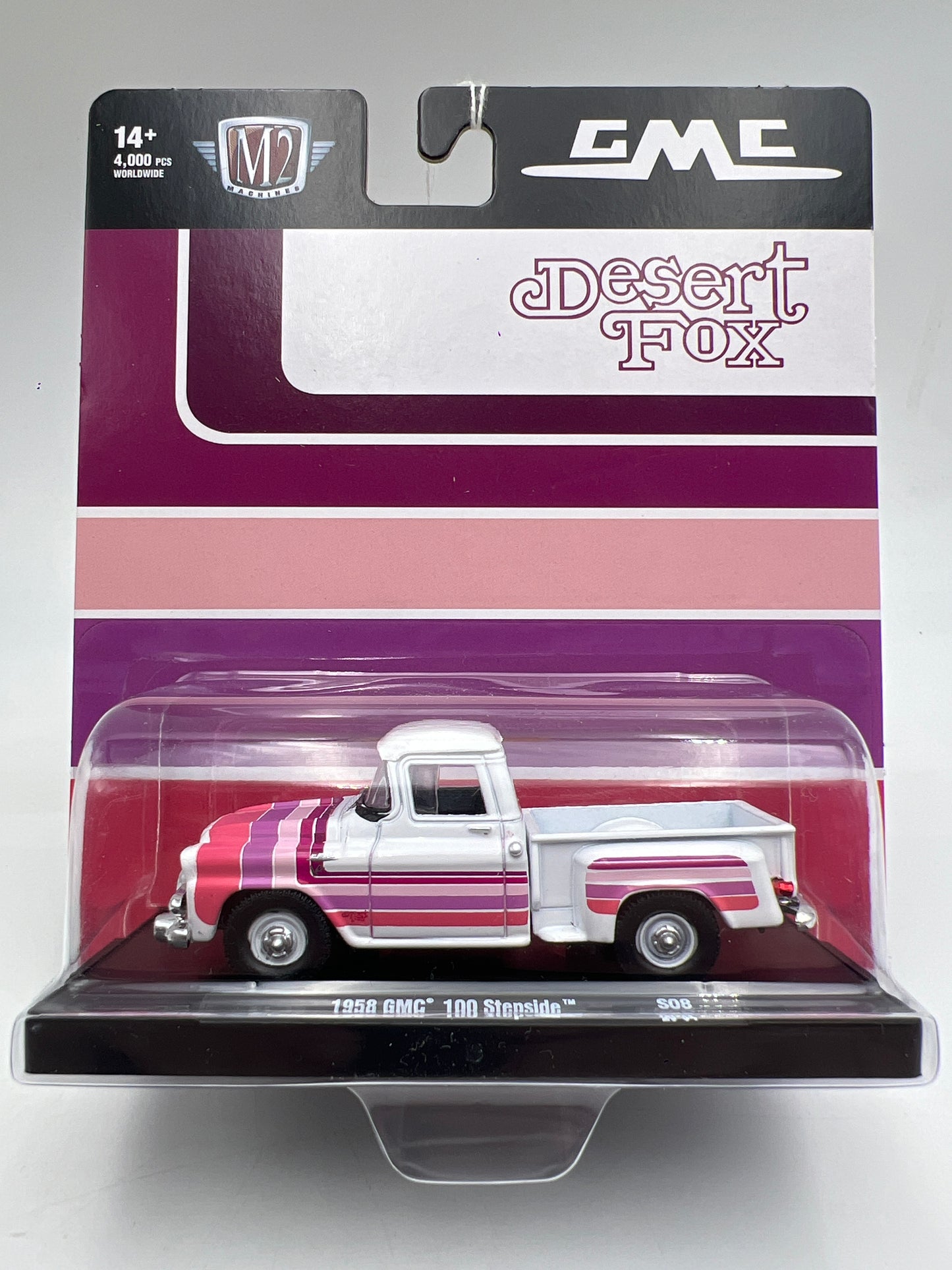 M2 Machines Auto Drivers S08 Desert Fox 1958 GMC 100 Stepside