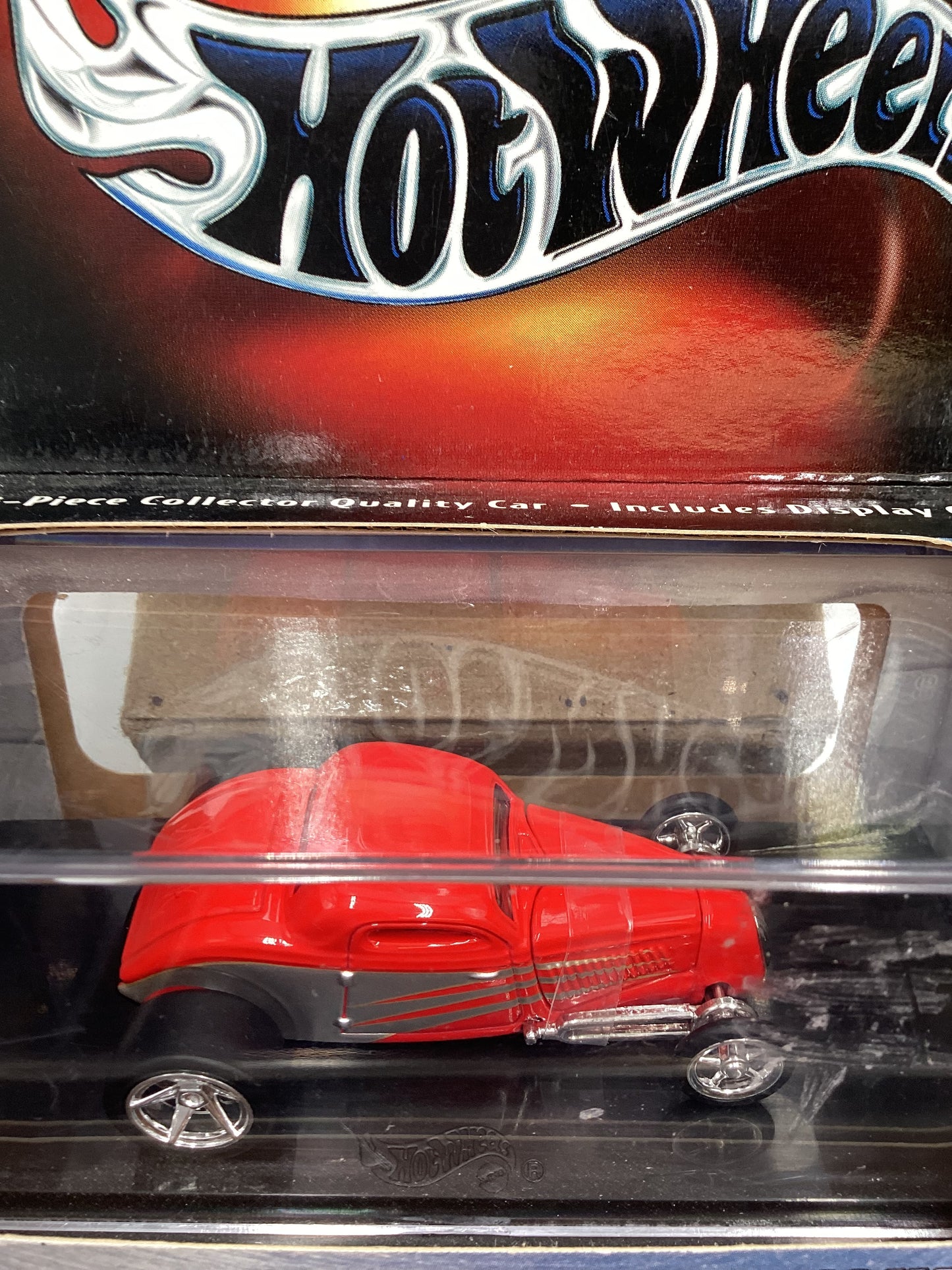 Hot Wheels Premium 100% Black Box 34 Ford Lakes Coupe Red Vein On Right