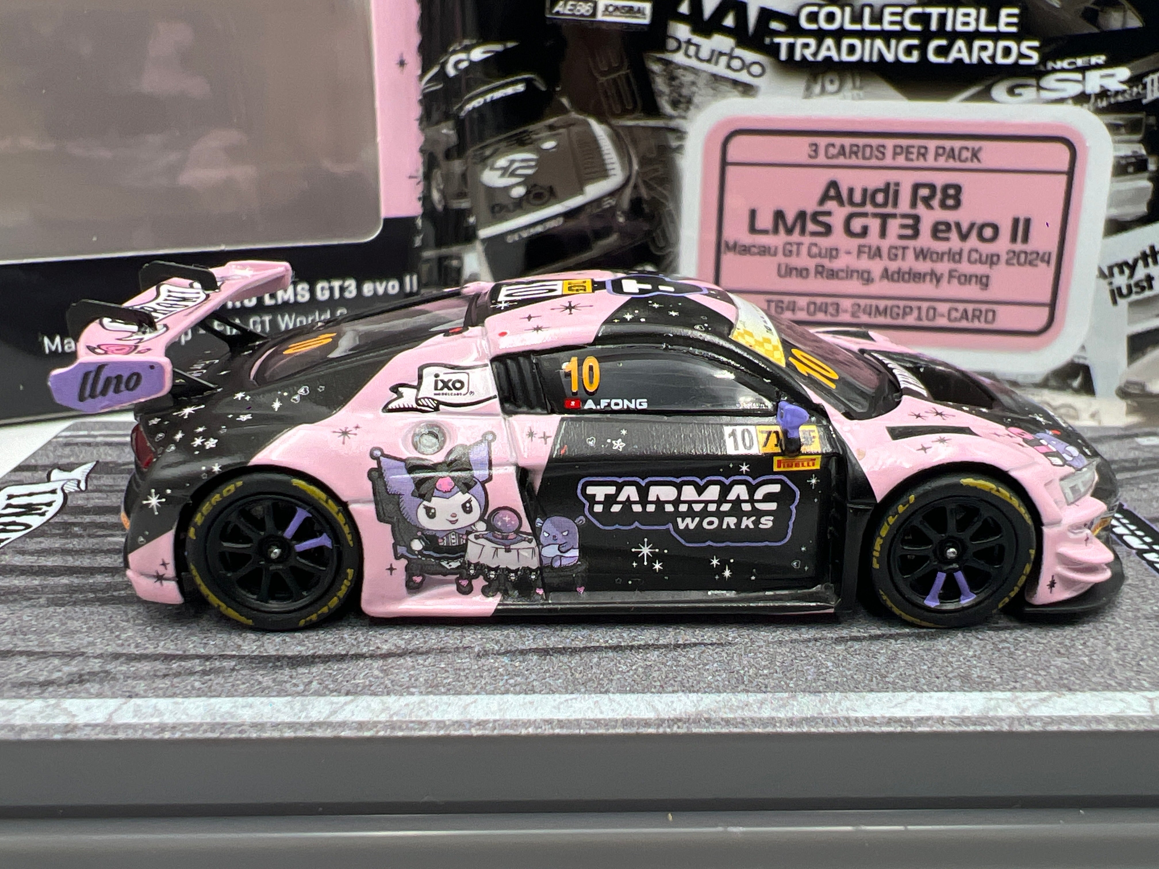 Tarmac Works x Kuromi Audi R8 LMS GT3 EVO II Macau 2024 GT Cup W