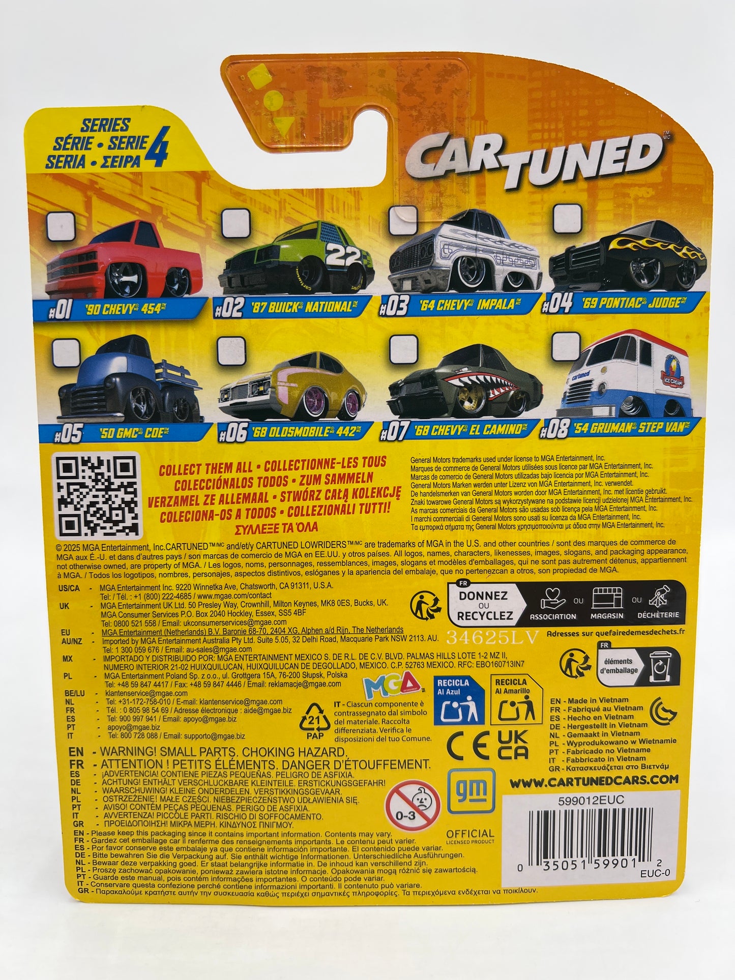 MGA Car Tuned Hobby Exclusive Series 4 #1 90 Chevy 454 SS Red 178A