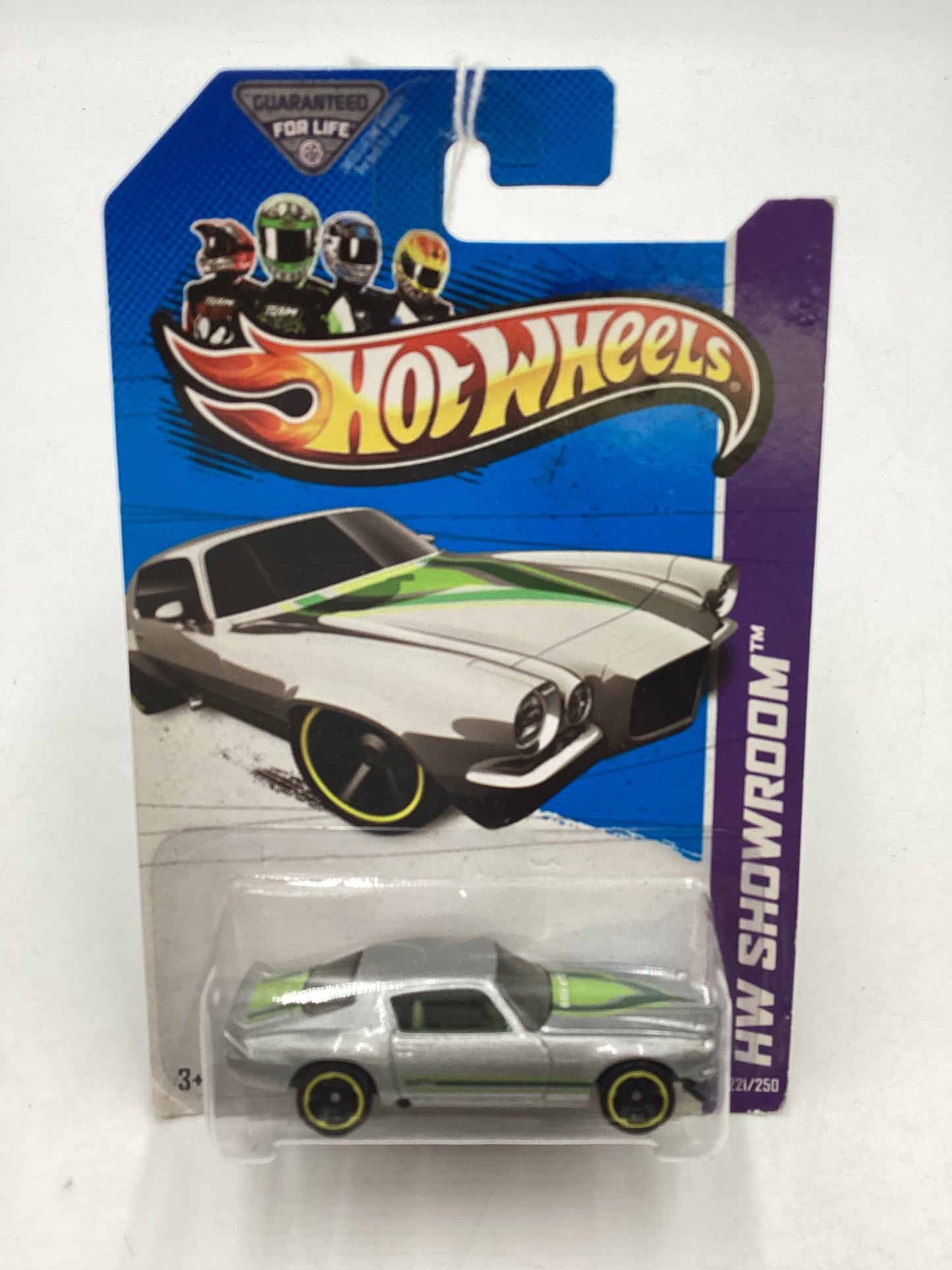 2013 Hot Wheels #221 70 Camaro Silver Toys R Us Exclusive