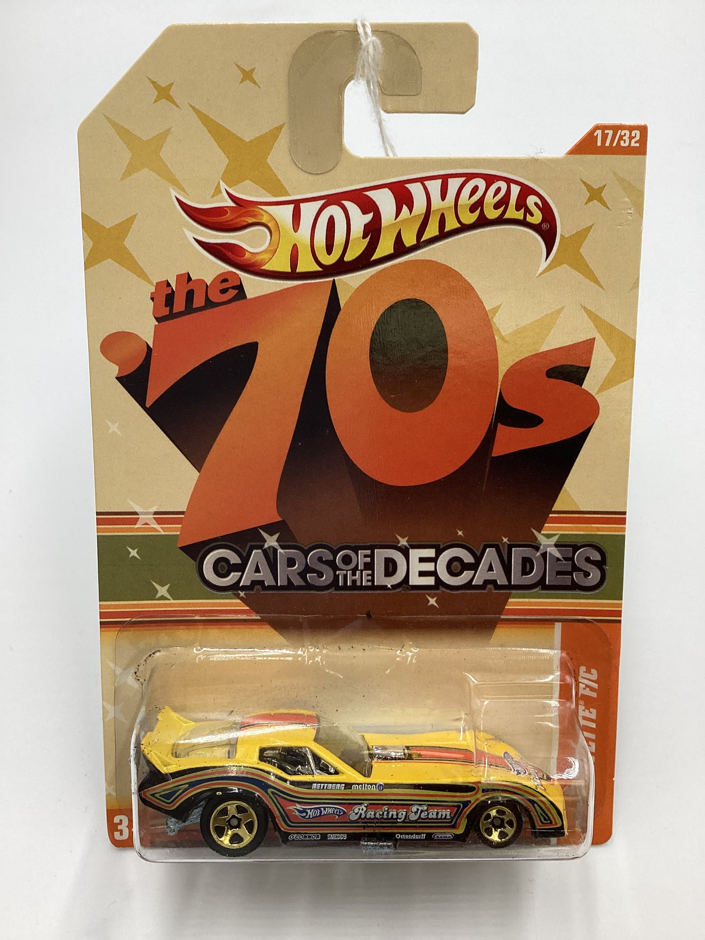 2011 Hot Wheels Cars of the Decades The 70s #17 77 Corvette F/C Yellow 157G