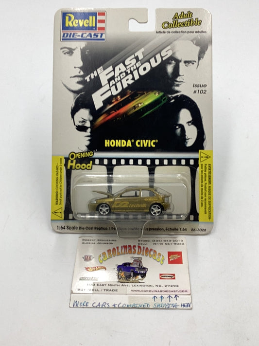 2002 Revell The Fast and the Furious Honda Civic #102 VHTF