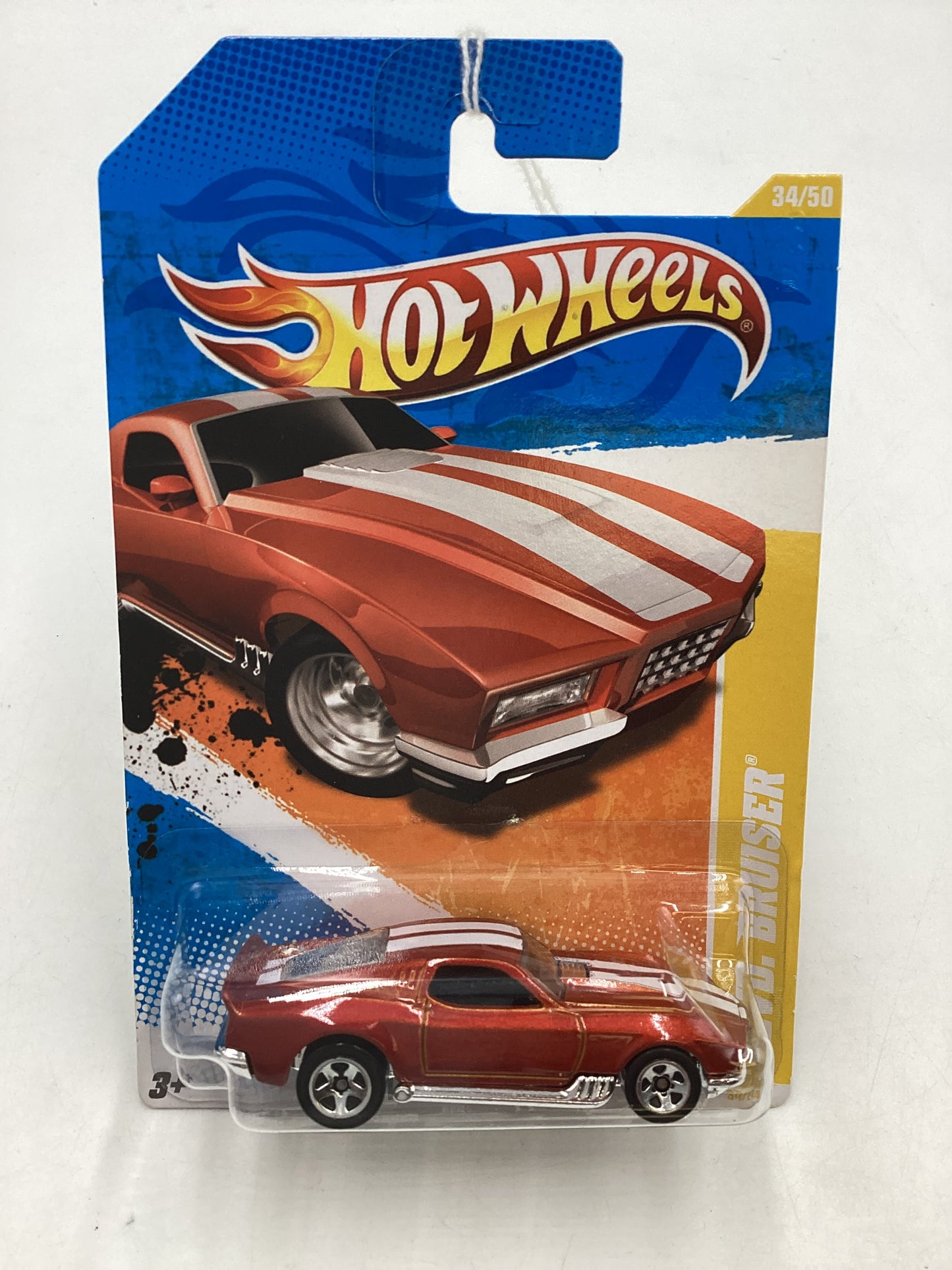 2011 Hot wheels #34 Blvd Bruiser Red 12i