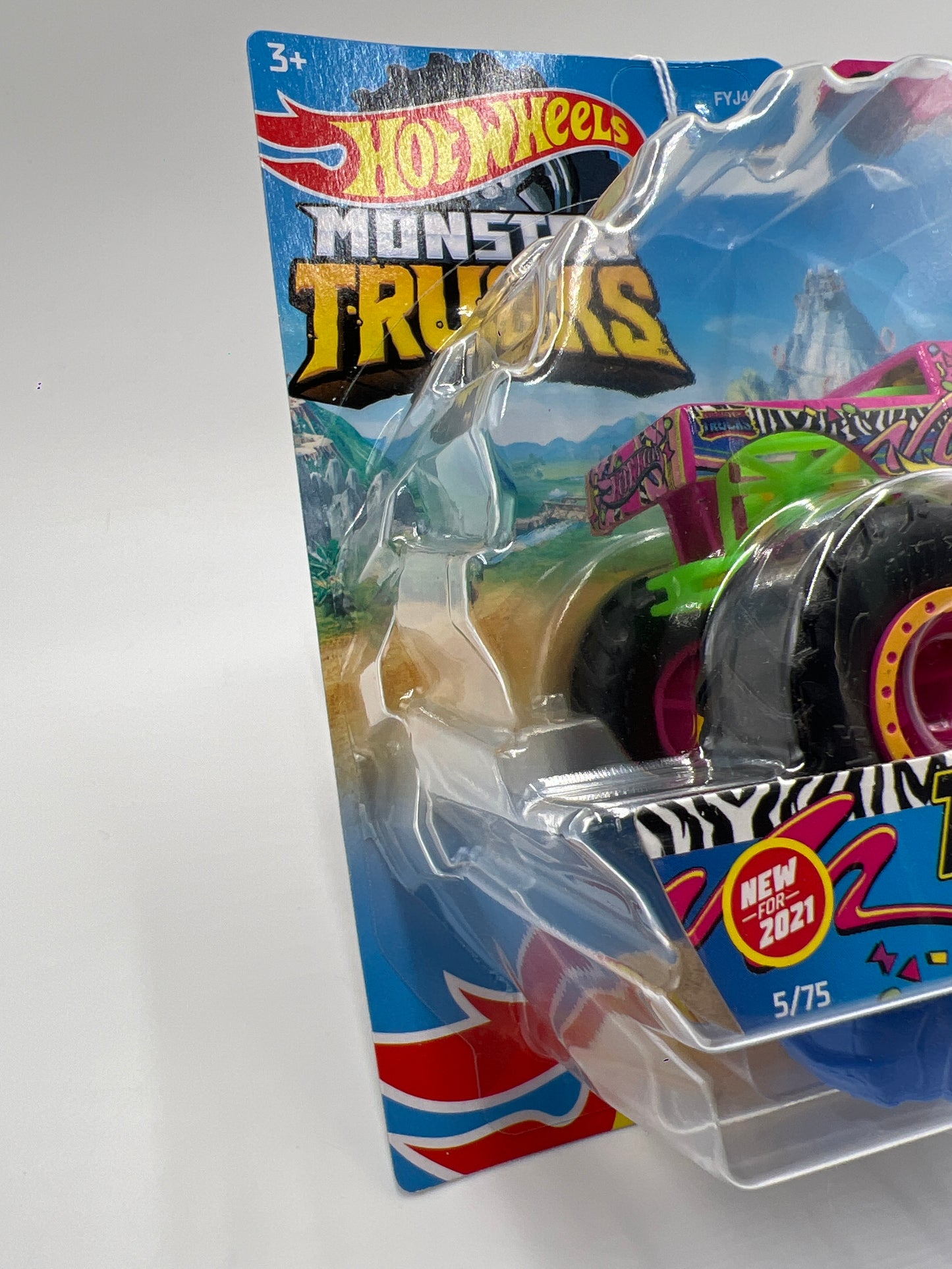 2021 Hot Wheels Monster Trucks Neon Shockers #5 Torque Terror 126G