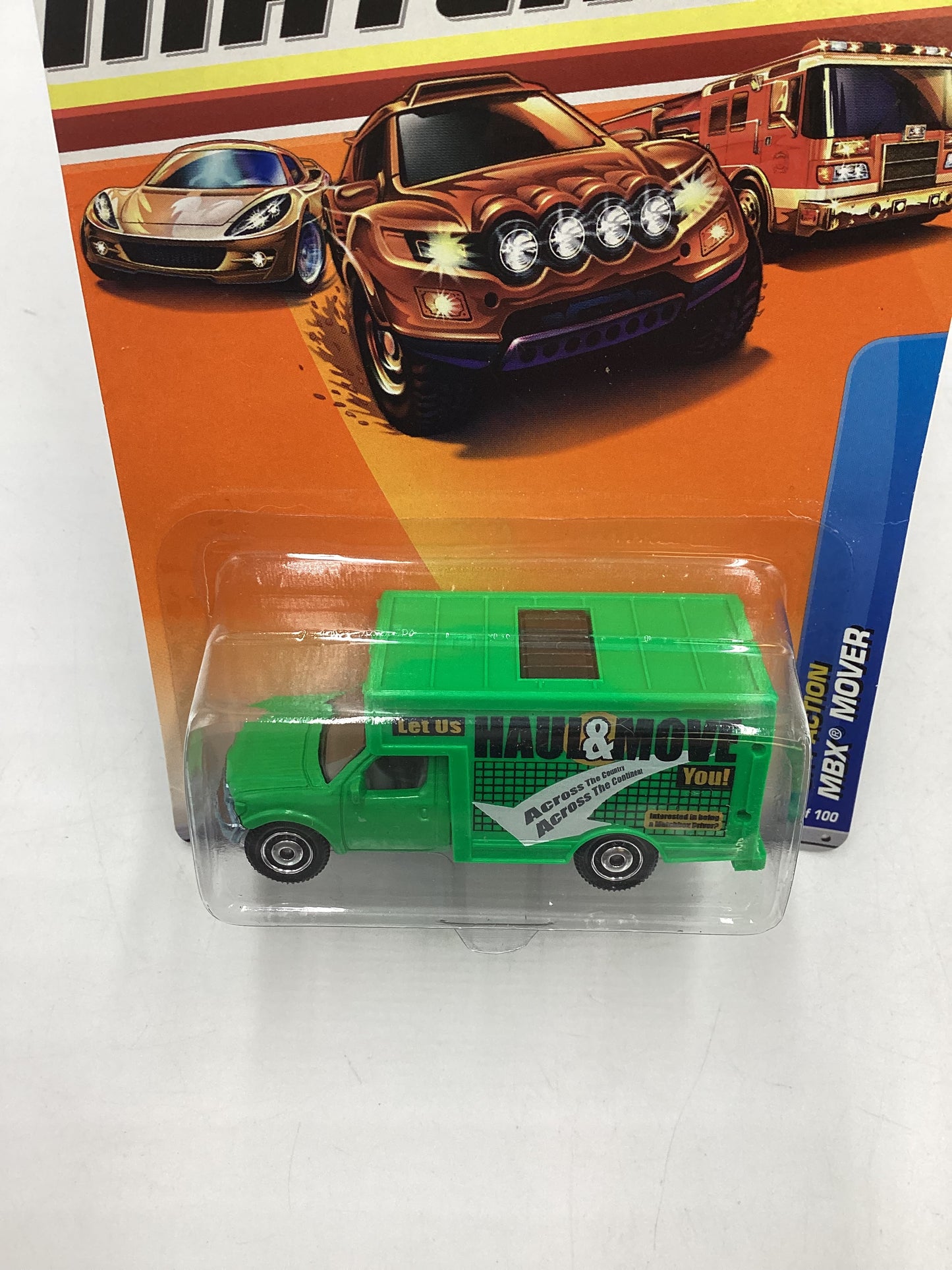 Matchbox #61 2010 City Action MBX Mover green 207F