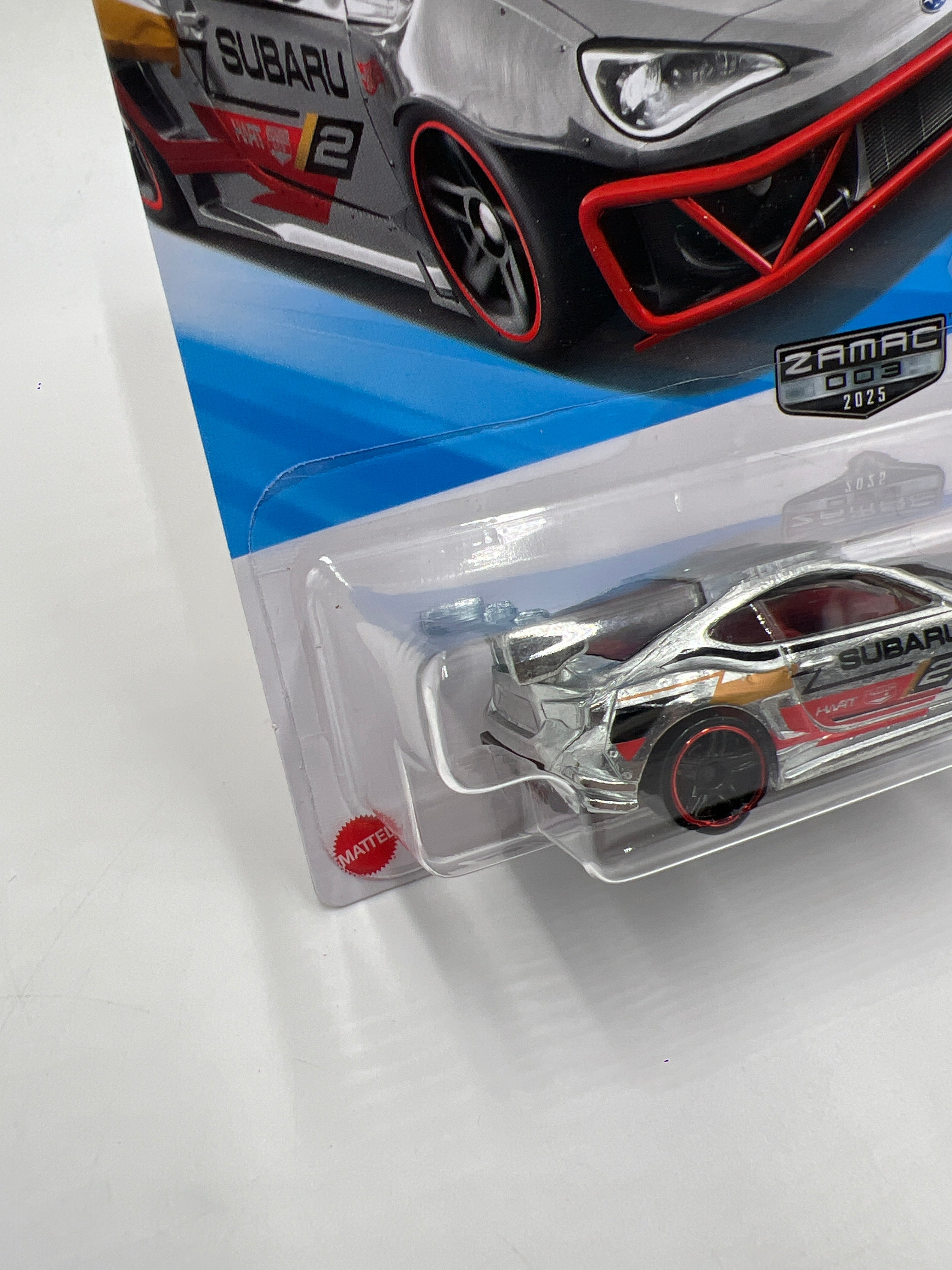 2025 Hot Wheels E Case Walmart Exclusive Zamac 003 #48 Subaru BRZ