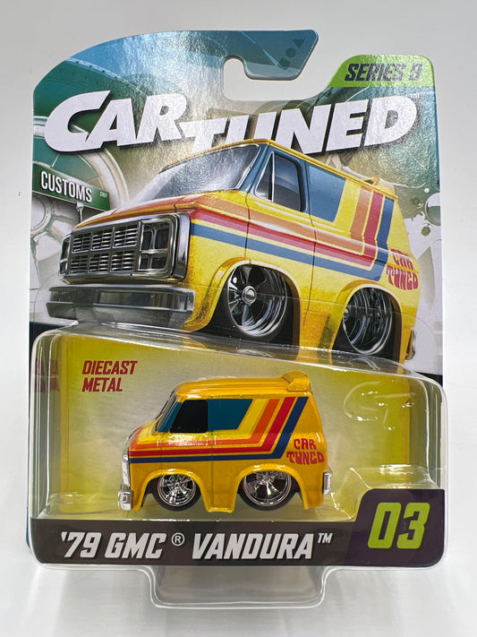 MGA Car Tuned Series 9 #3 79 GMC Vandura Yellow 178C