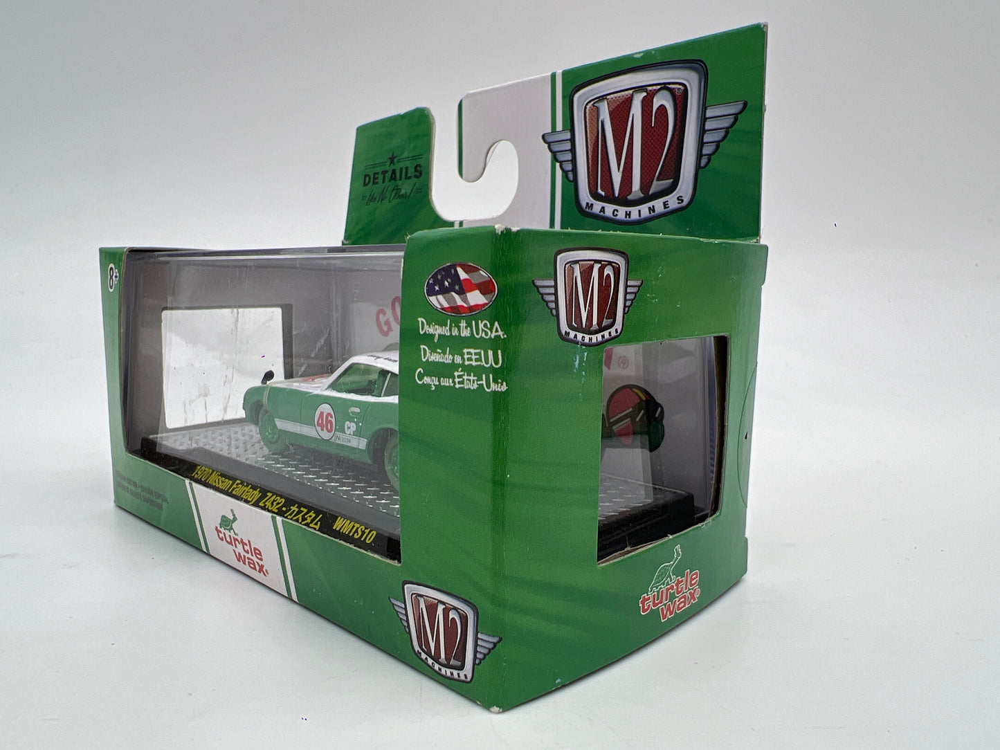 M2 Machines WMTS10 Walmart CHASE Turtle Wax 1970 Nissan Fairlady Z432
