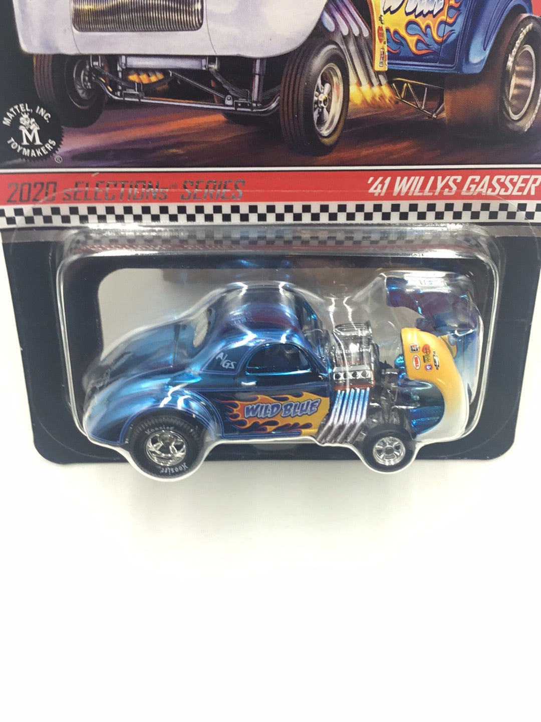 Hot wheels redline club 41 Willys Gasser with protector