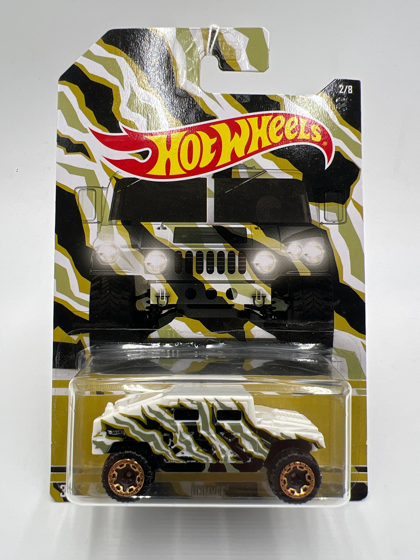 Hot Wheels Walmart Camouflage Series #2 Humvee White 161E