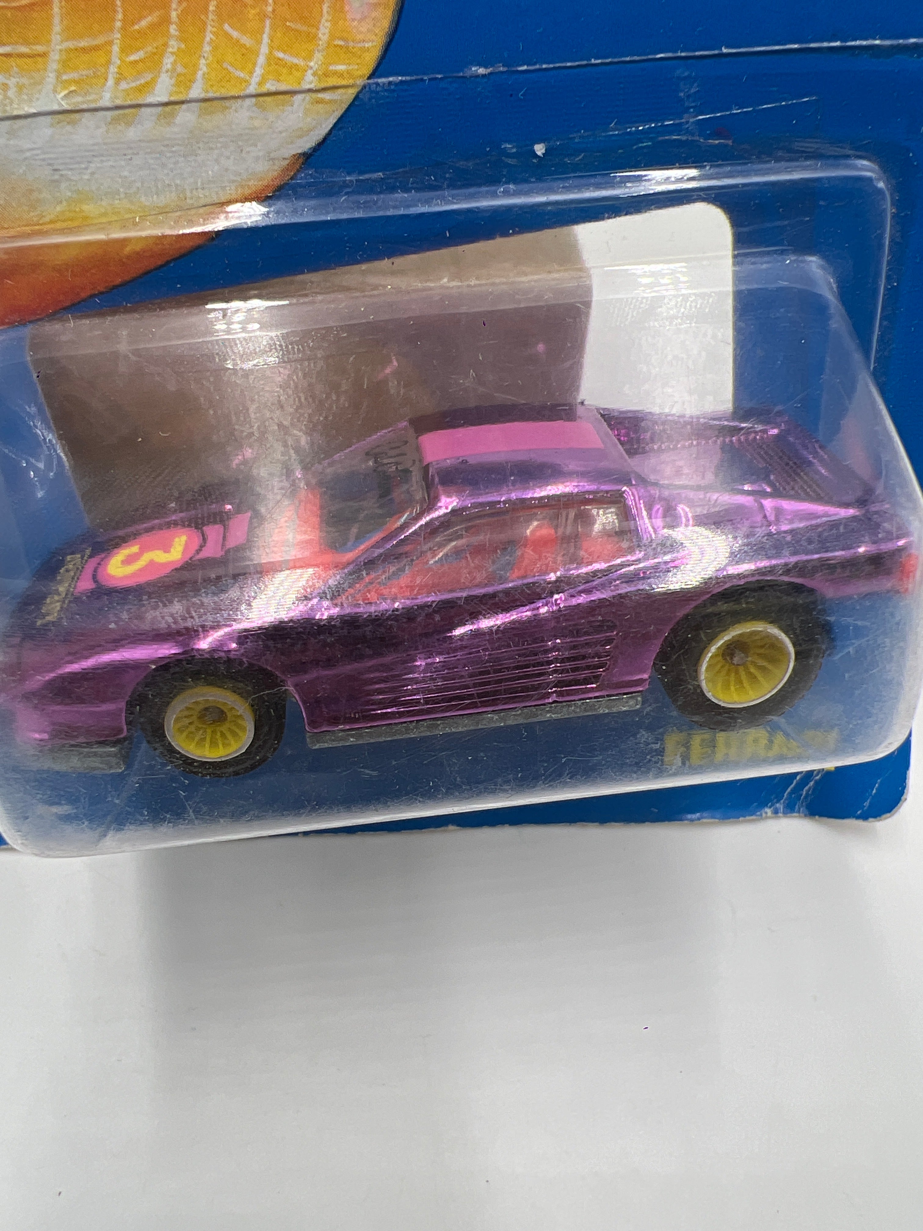 1989 Hot Wheels California Custom 1302 Ferrari Testarossa Purple