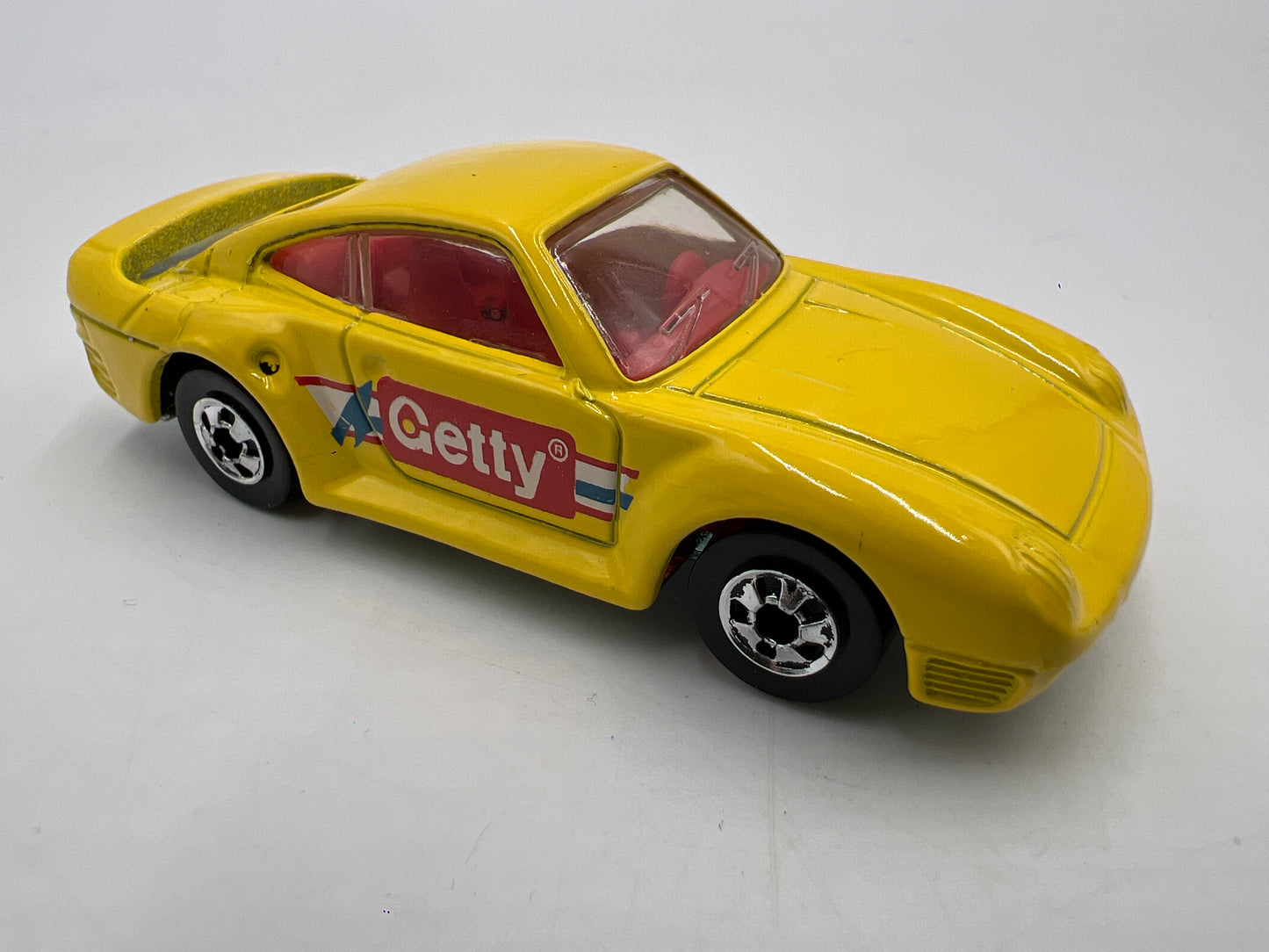 Hot Wheels 1991 Getty Promo Porsche 959 Yellow Loose